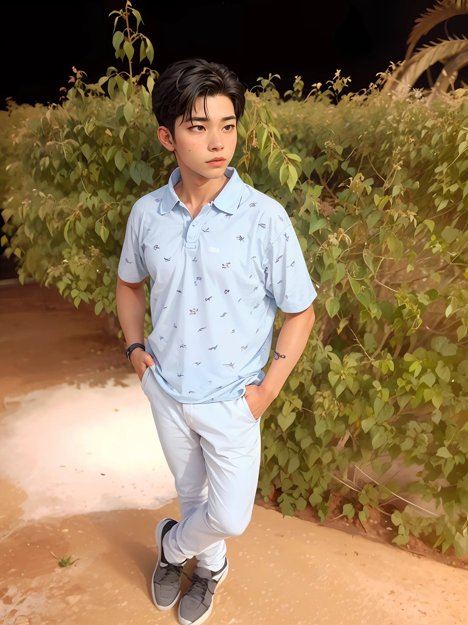 I should change the background of this photo to make it look realisticBye
boy