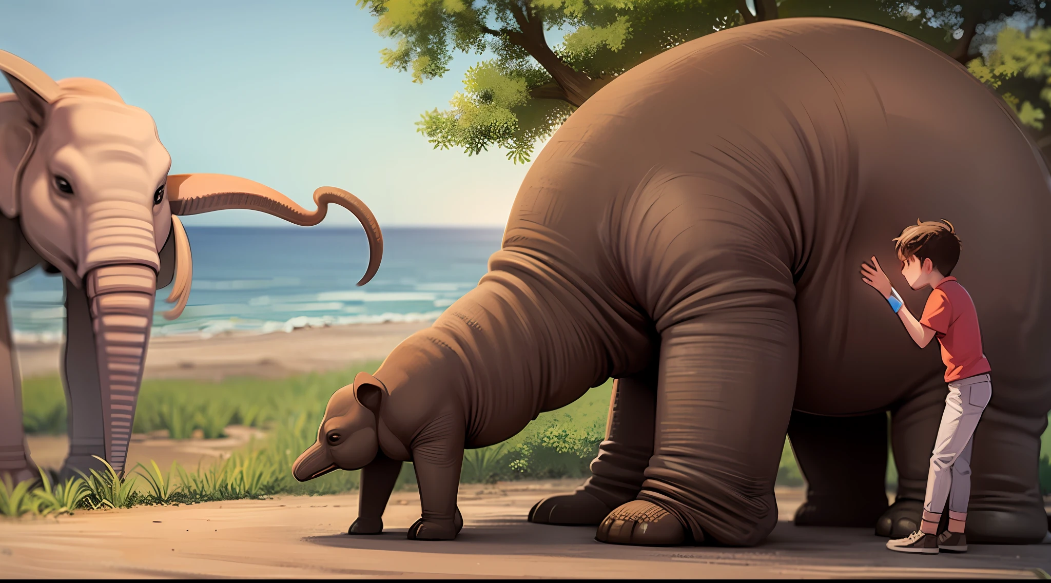 Ant and elephant mix, --auto