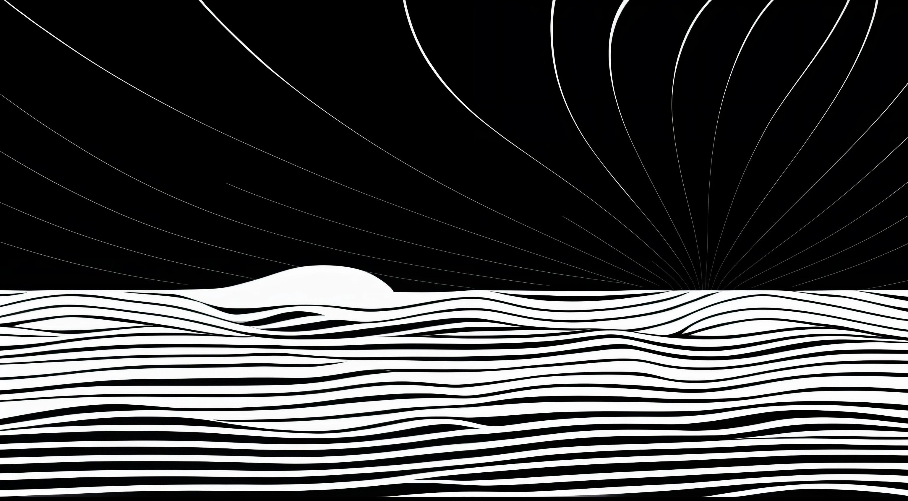a black and white drawing of big ocean waves, vector line - art style, illustration black outlining, illustration line art style, thick vector line art, line art portrait, exquisite line art, line art illustration, in style of digital illustration, vector line art, outlined art, vector style drawing, bold line art, thin line art