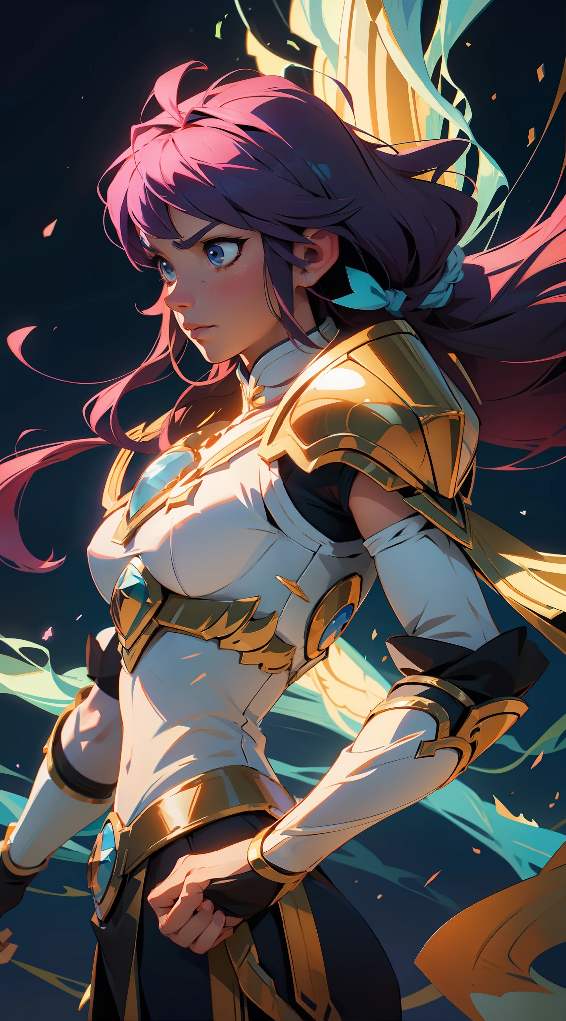 Saint Seiya, Atena Saori Kido , Super Strength, musculoso, chovendo, O 35mm, fotografia, ultra detalhes, detalhes de textura precisos HDR, UHD,64 mil,