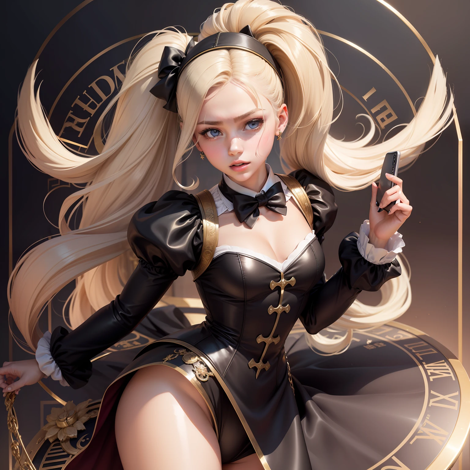 teens girl,quadratic element,blanche,adolable,opulent,Phone screensaver