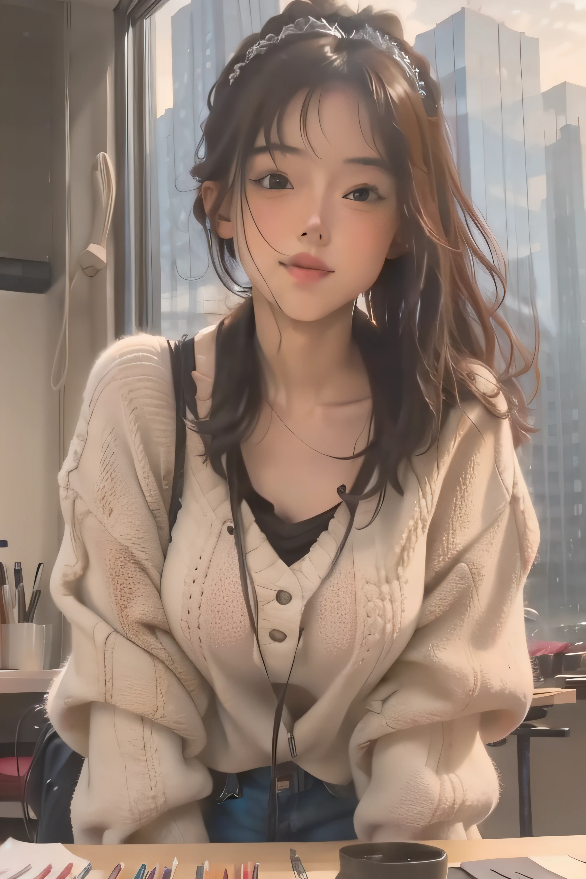 Sketching, pure desire, real and cute