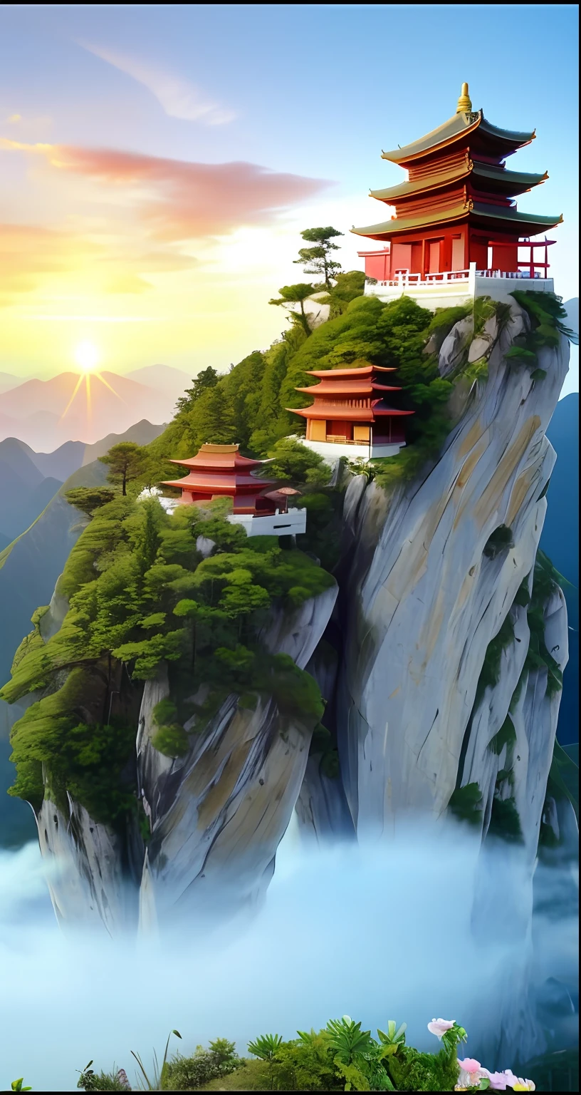 Aalfed Pagoda on a cliff,Beautiful Sky Background, dojo on a mountain, stunning nature in background, amazing wallpapers, Beautiful wallpaper, vertical wallpaper, breathtaking landscape, Chinese landscape, 4k vertical wallpaper, 4k vertical wallpaper, the most beautiful landscape, very beautiful scenery, High quality wallpaper, Nature wallpaper, Amazing landscape, scenery wallpaper, amazing landscape in background