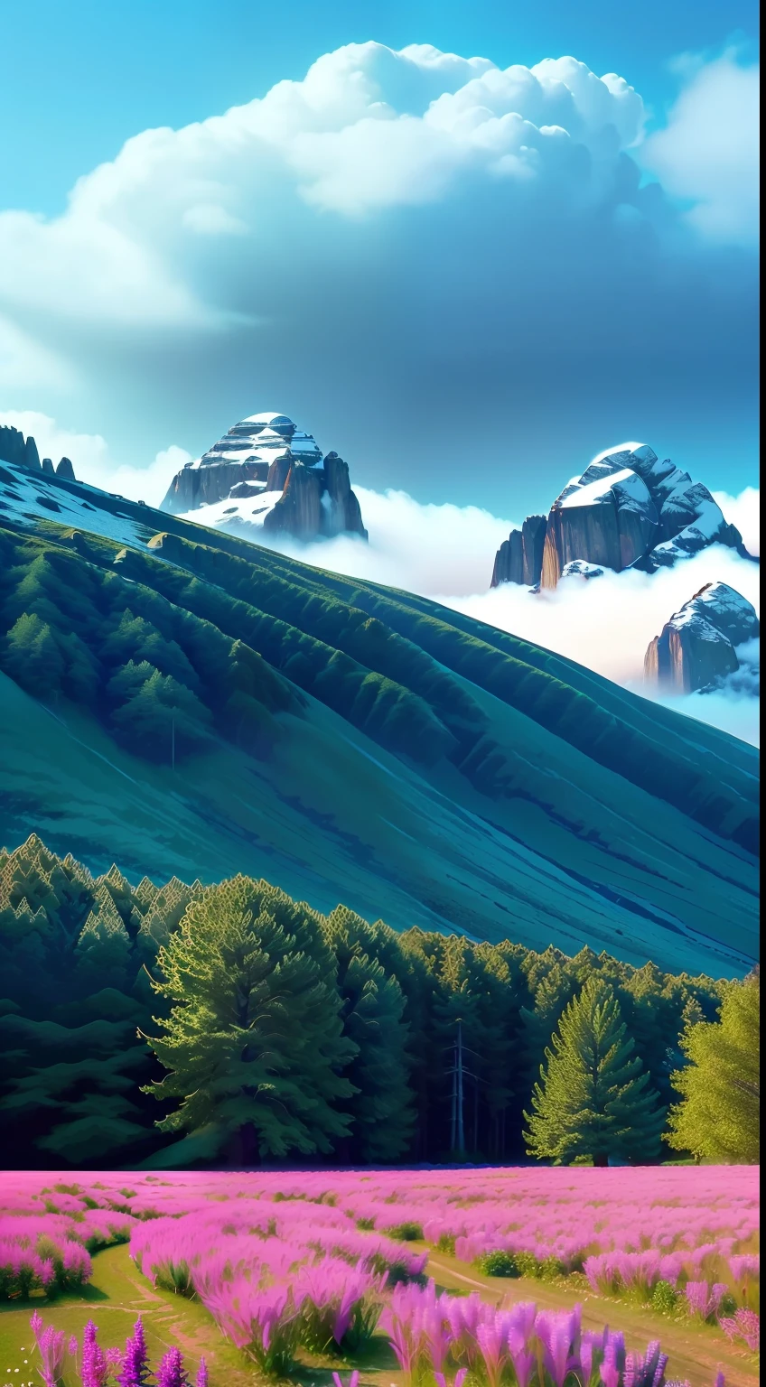 "Train a GAN network on a landscape photo dataset to generate a realistic image of a mountainous landscape. Adjust GAN settings to get an image with high resolution and realistic detail, tels que les arbres, Rochers et nuages dans le ciel. Ensuite, generate the image and compare it with an actual photo of a mountainous landscape to assess the quality of the image generated by the GAN."