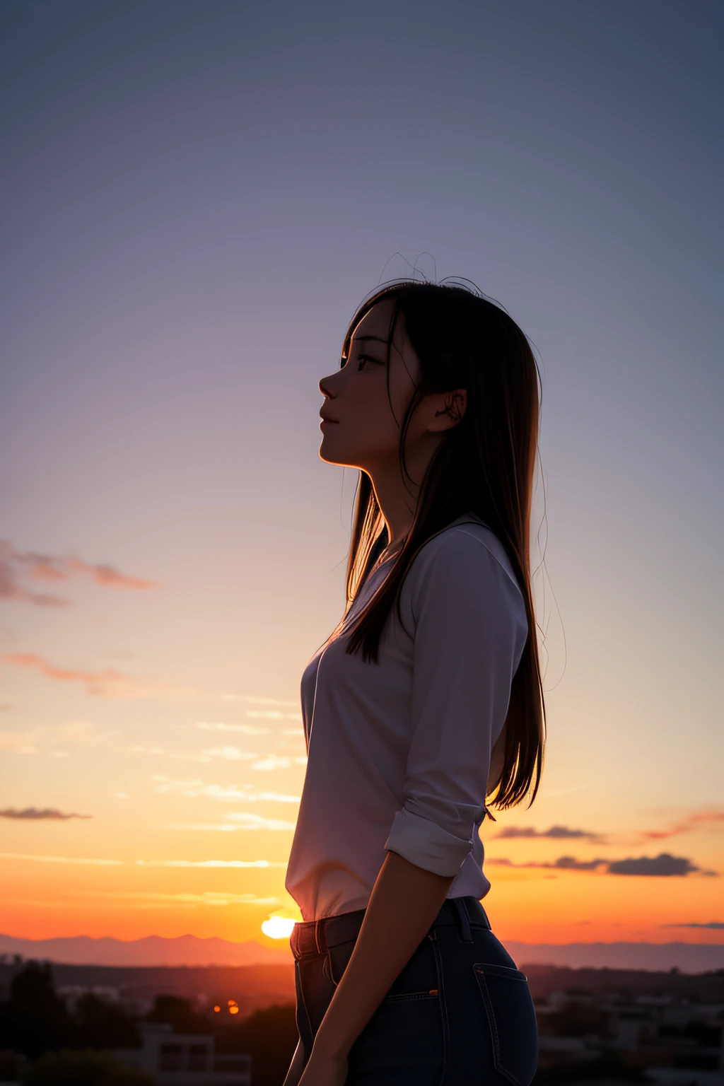 Sunset sky