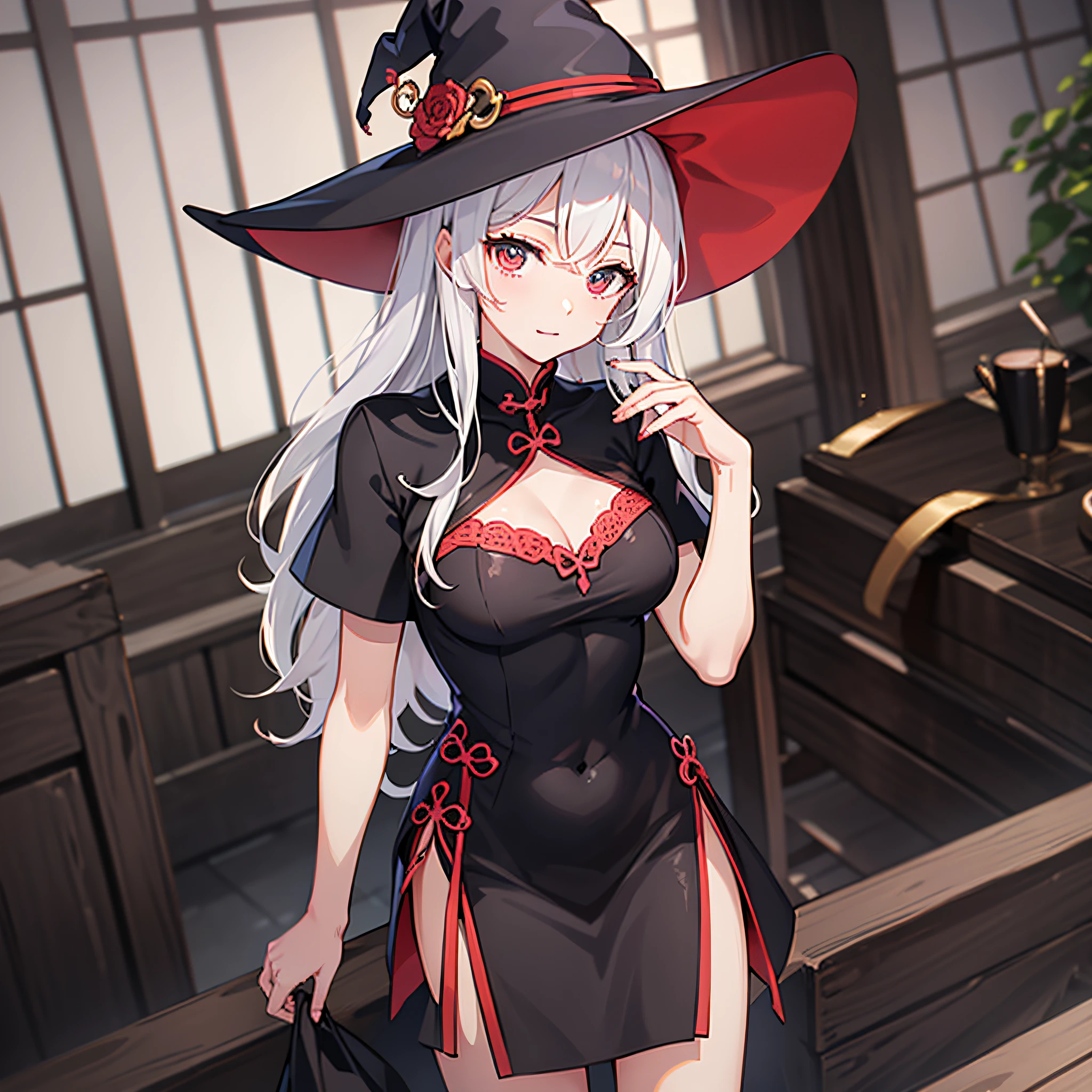 the witch、qipao dress