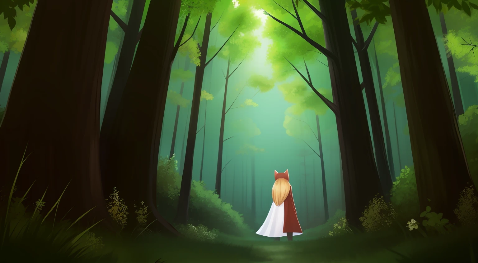In the woods