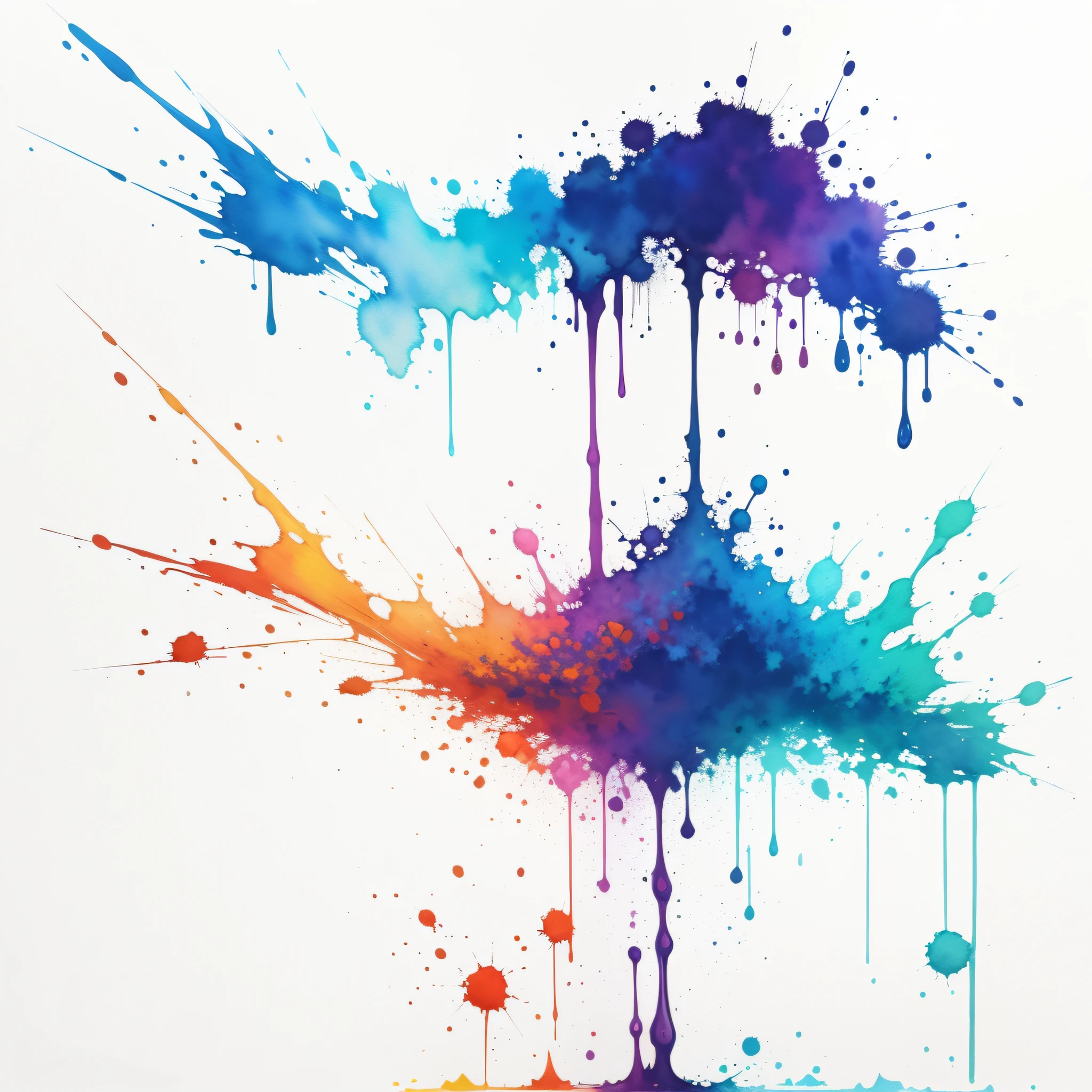 (best quality, watercolor painting, Colorful, sharp focus),
colors, Action Painting, (splatter and drip art minimalism:1.1), canvas white background, studio,
style-paintmagic,