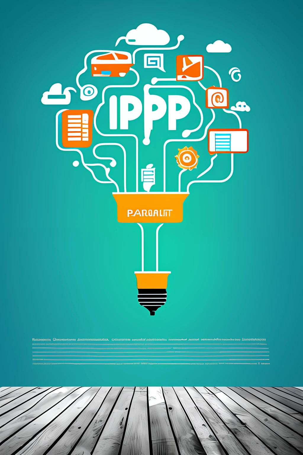 Intelligent technology IP image design