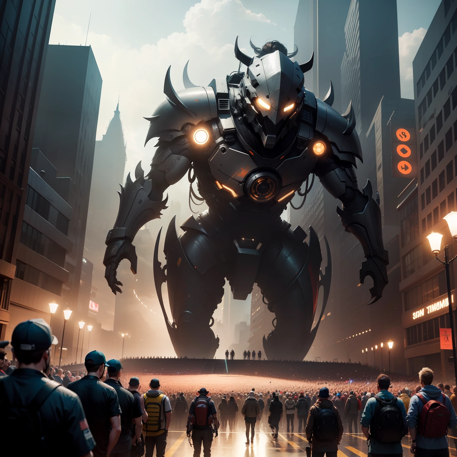 The crowd called out for more, concept art, 8k