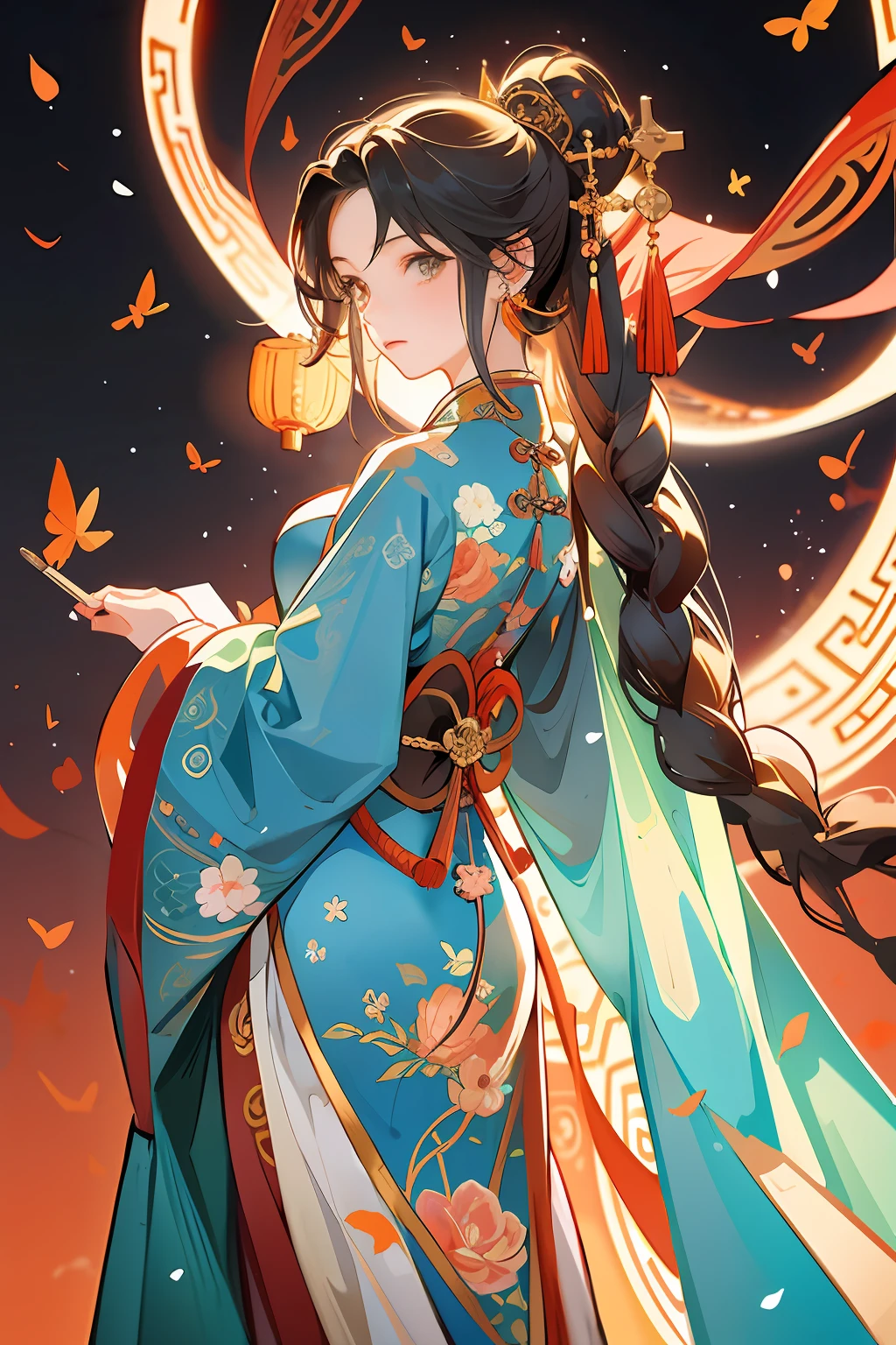 ，（​master piece：1.2，high high quality），（pixiv：1.4），Song dynasty gong stroke anime
girl
female
Chinese
style
woman
girls
chinesestyle
Chinese arts
Flowers are wishful