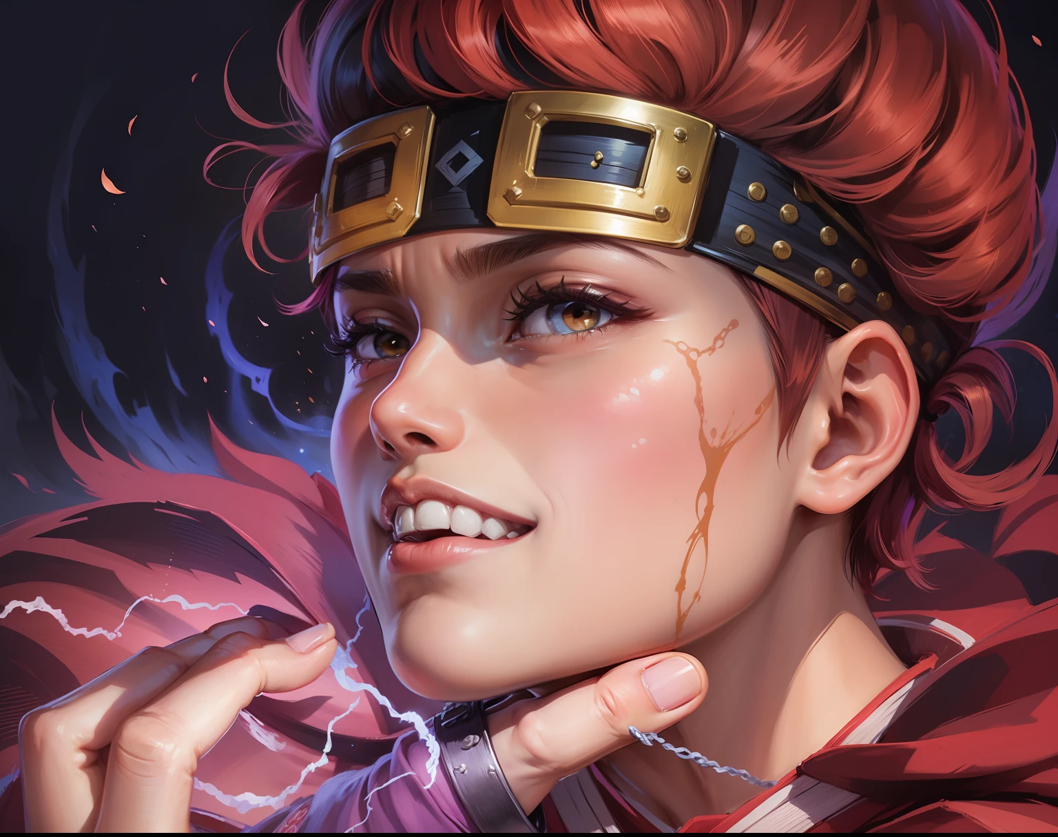 1Captain ???, arc Wano kuni, short hair,