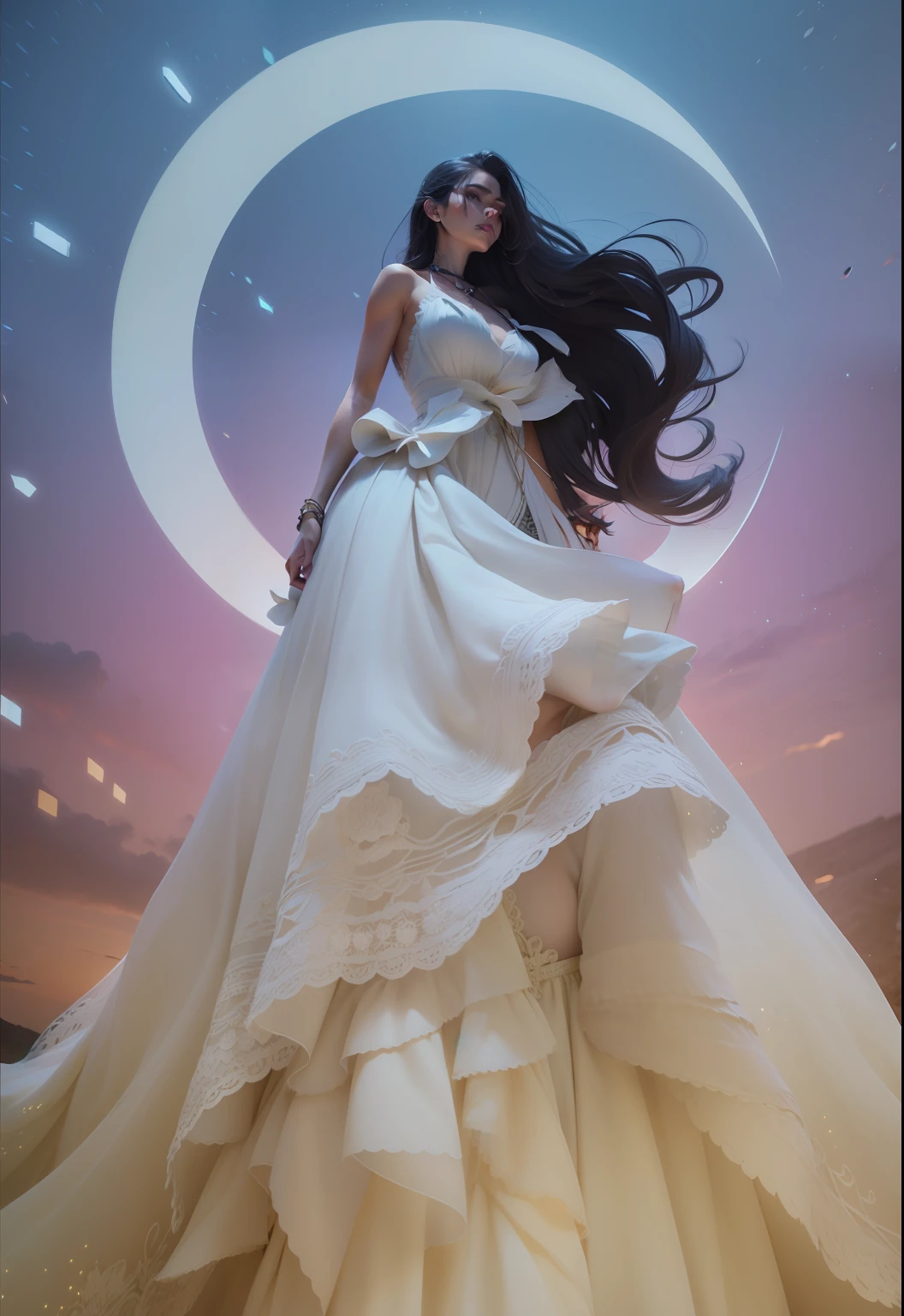 8k, high quilty, realistic, 3d, beautiful realistic، Cool details, raw photo, selfie, realistic dress, realistic hair, Light and cool lighting, photo realistic, Cel shaded, Gel lighting, ultra details
