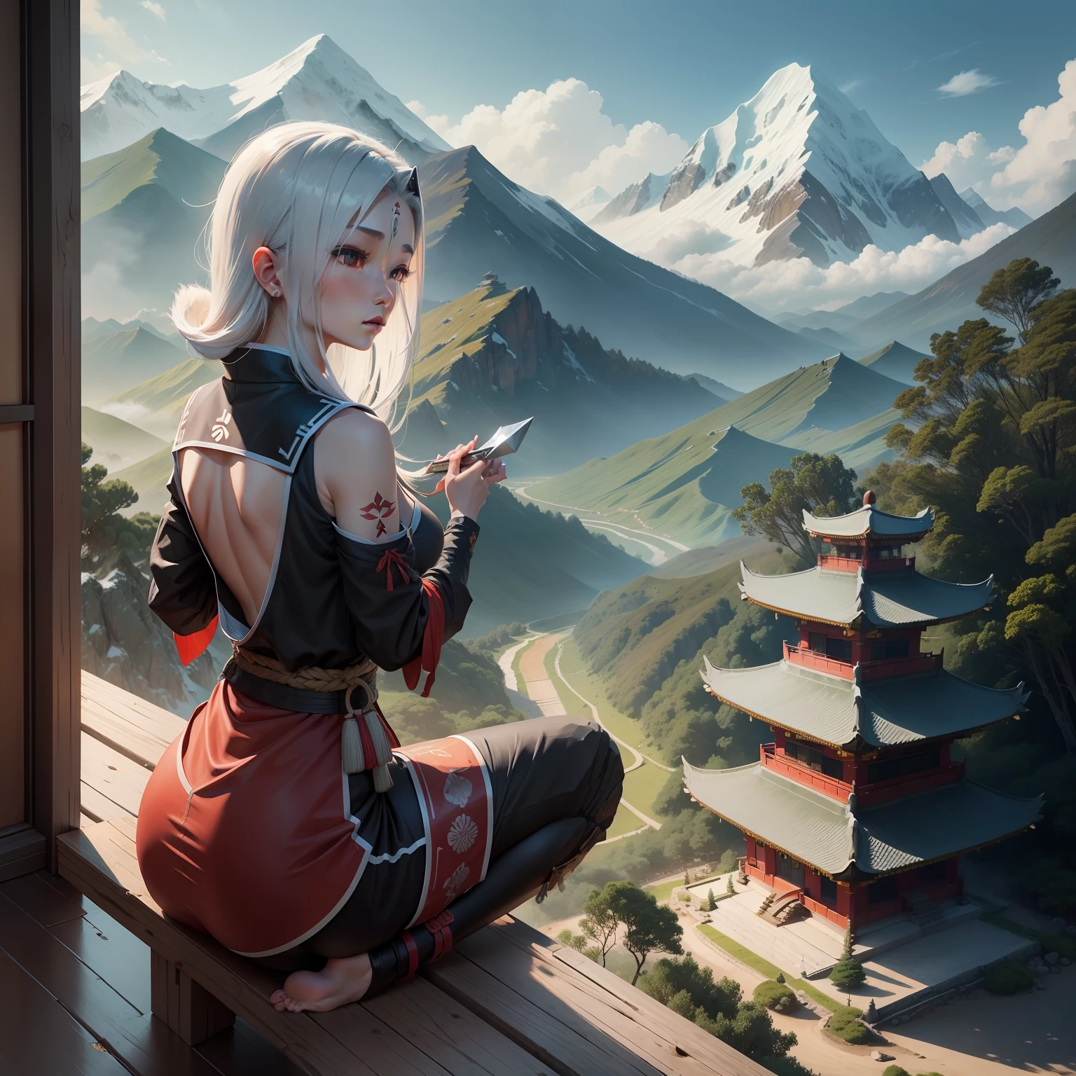 Kunai,fei,Mountain and Sea Sutra,Big Mountain