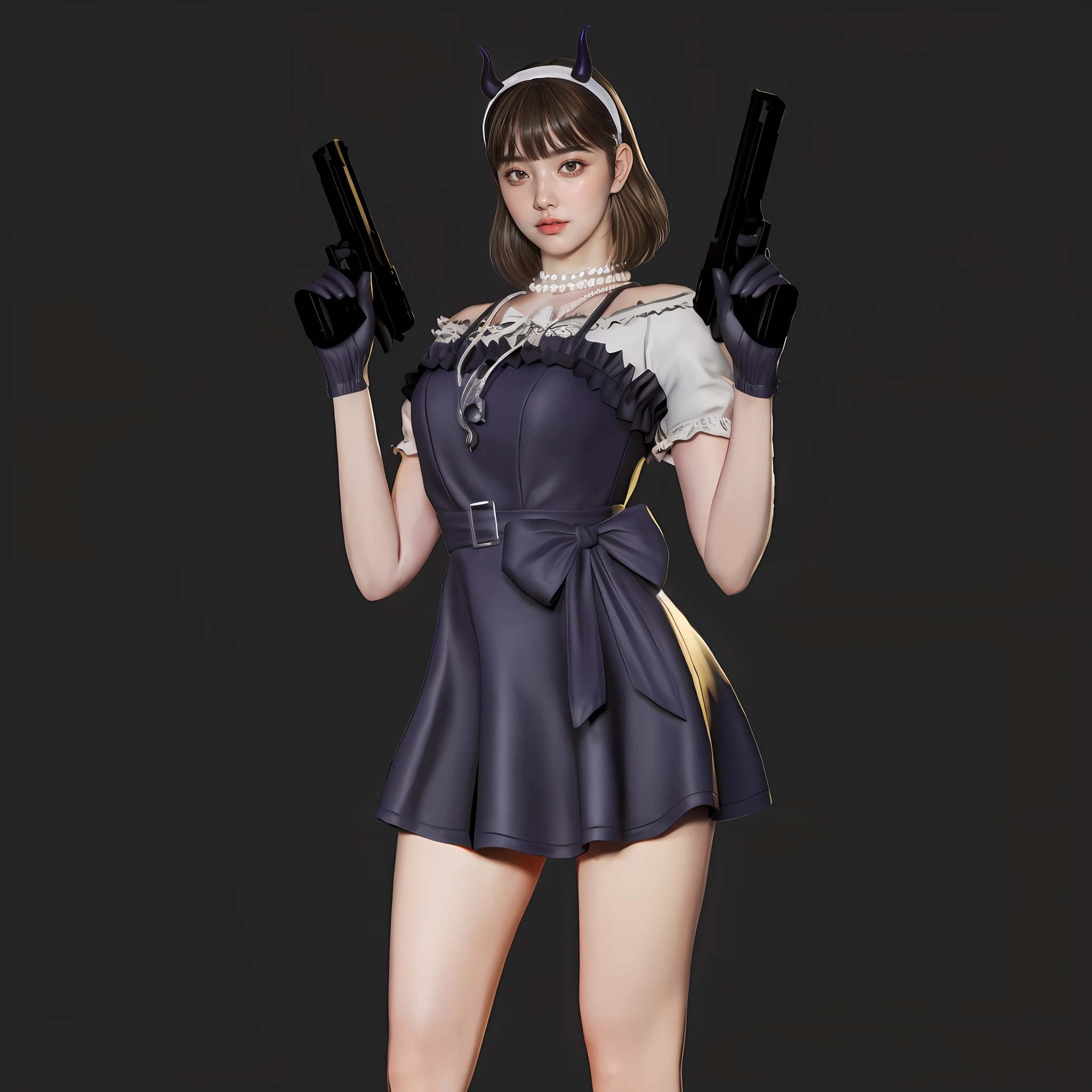 best qualtiy, Full body like,Refined face,pretty face,25 years old woman,slimfigure,Smaller bust,office lady uniform,Office wear,black lence stockings,(Castle background:1.3)