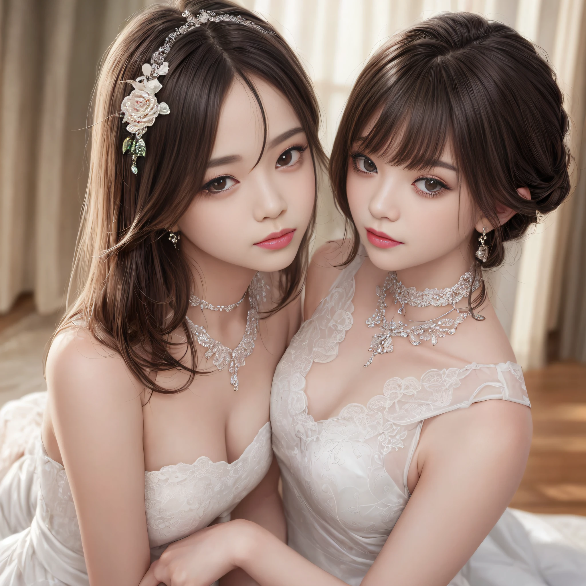 best qualtiy, tmasterpiece, A high resolution, 1girll,Chinese wedding dress,hair adornments,choker necklace,jewely,beauitful face,after sexing_Body,Tyndall effect,realisticlying,Dark Studio,edge lit,twotonelighting,(highdetailskin:1.2),8K, Ultra HD,,gentle illumination,high high quality,Volumetriclighting,Frankness,photore,A high resolution,4K,8K,Bokeh