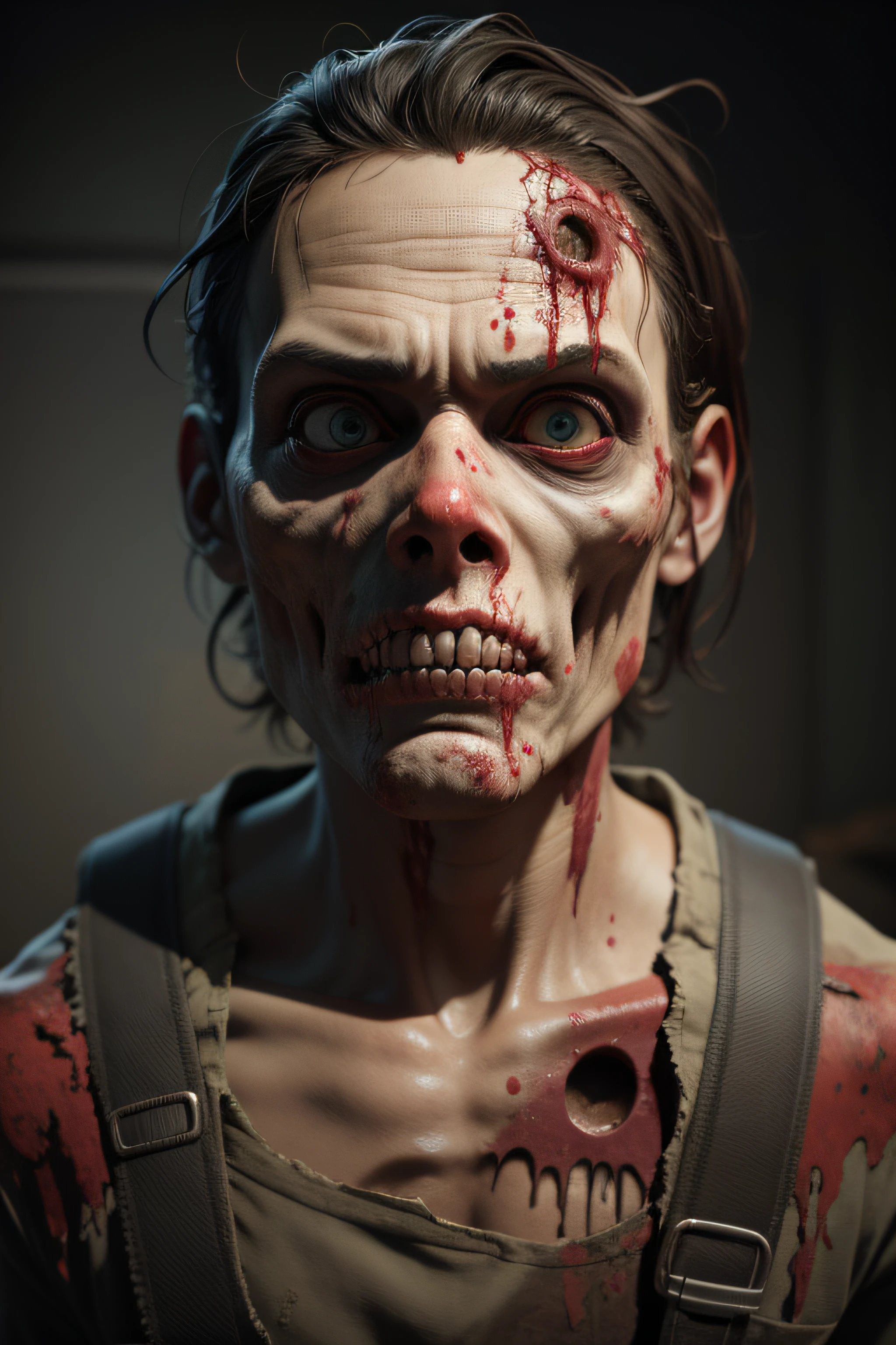 zumbi ((The Walking Dead)) series, 3D, 4K.