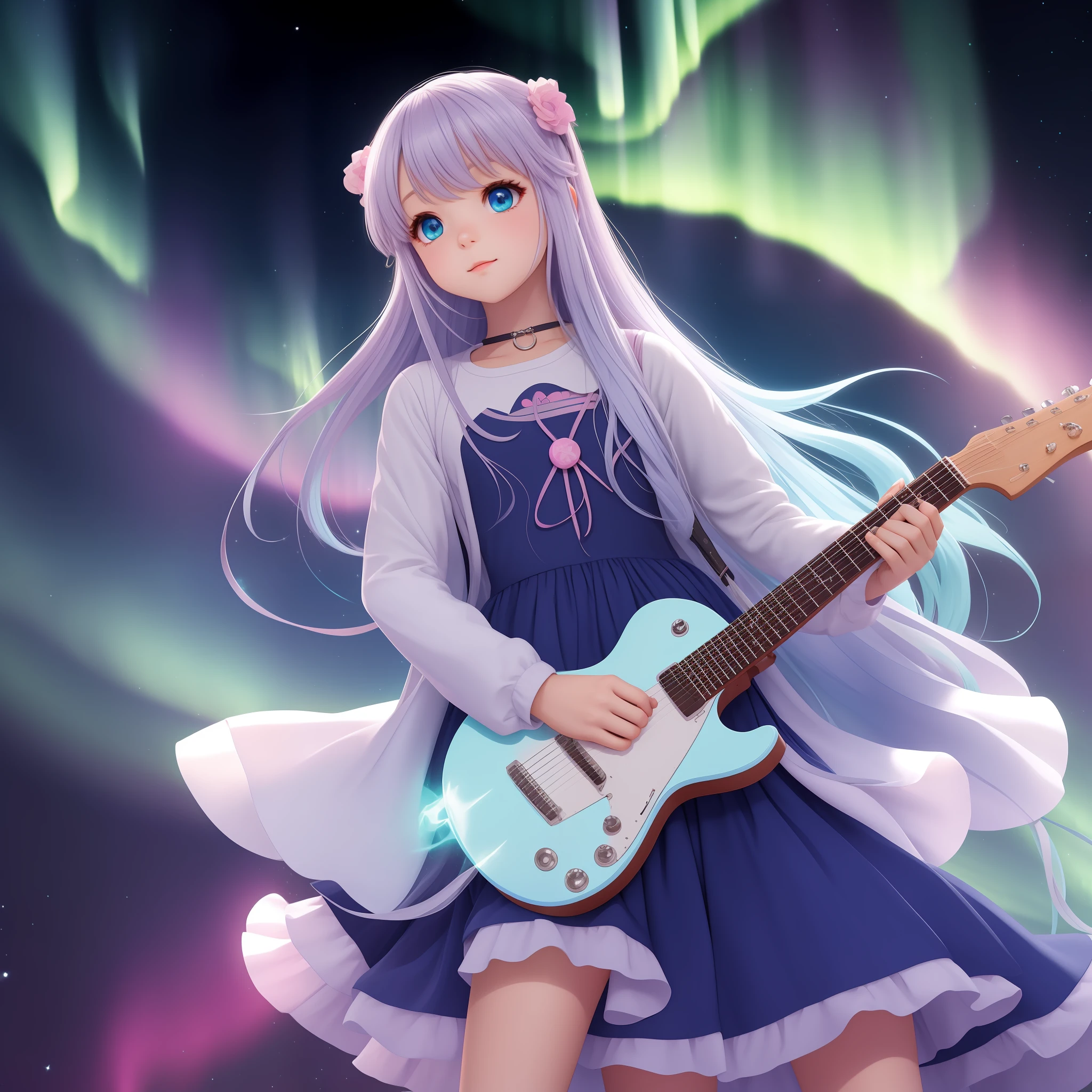 kosmos Music Aurora nffsw girl with kawaii