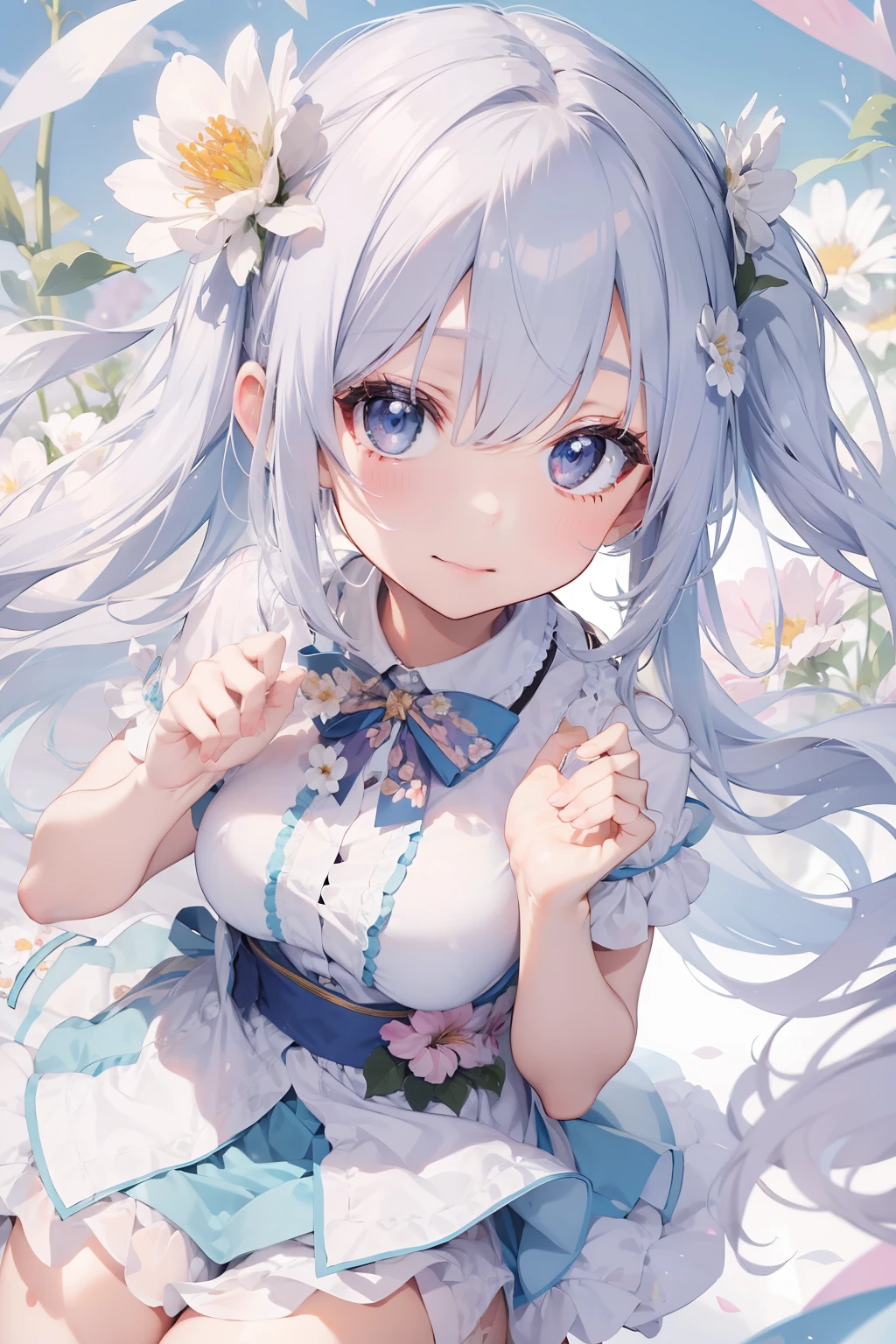 ​masterpiece、Beautiful、Flower background、gorgeous