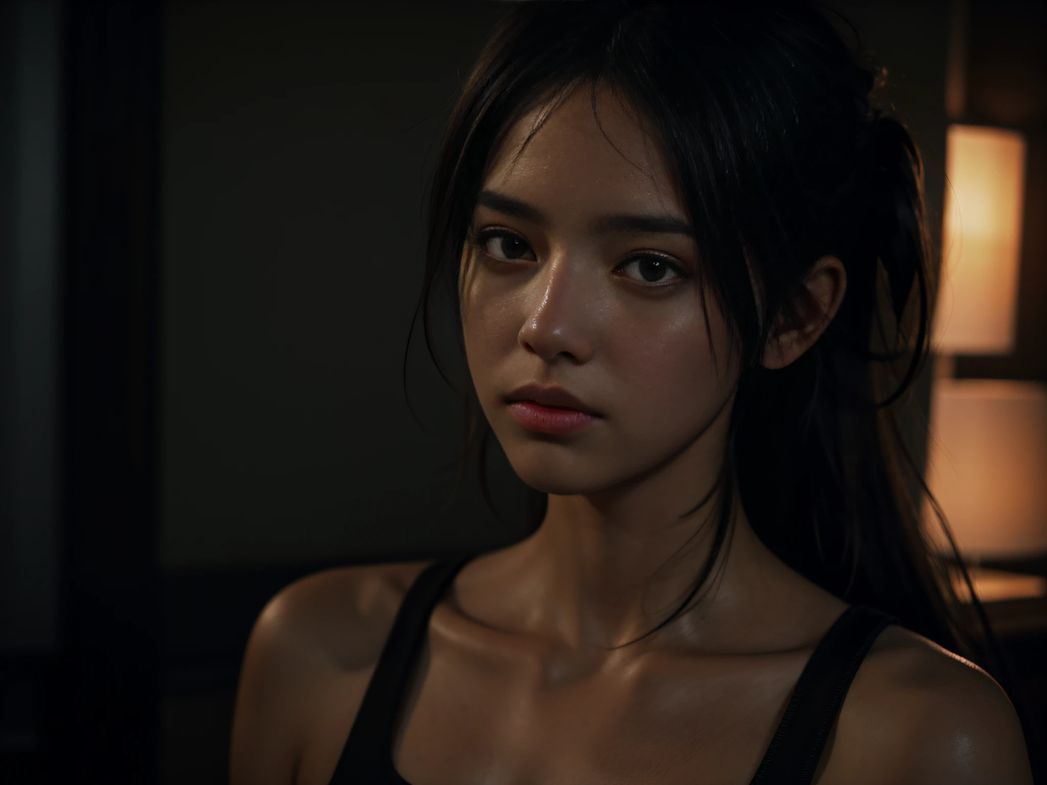 High picture quality,Ray traching, RAW photogr,last of us,Ellie, pastelcolor,Ultra-delicate skin, press photography,Sharp shots,
low-light