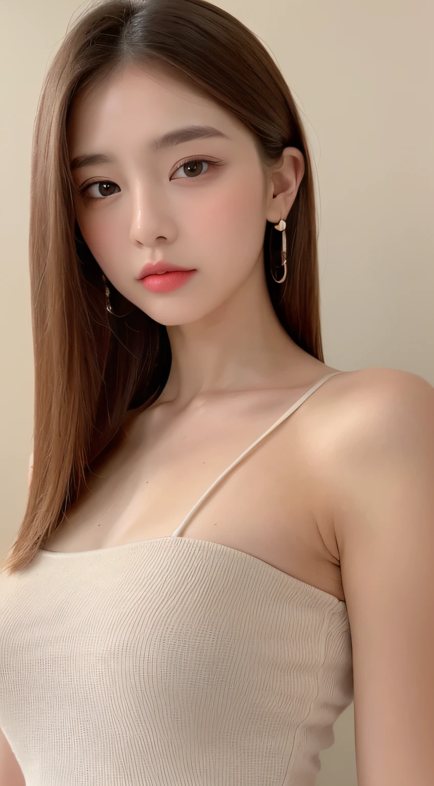((Best Quality, 8K, Masterpiece: 1.3)), 1girl, Slim Abs Beauty: 1.3, (Hairstyle Casual, Big Breasts: 1.2), Dress: 1.1, Super Fine Face, Delicate Eyes, Double Eyelids, Home