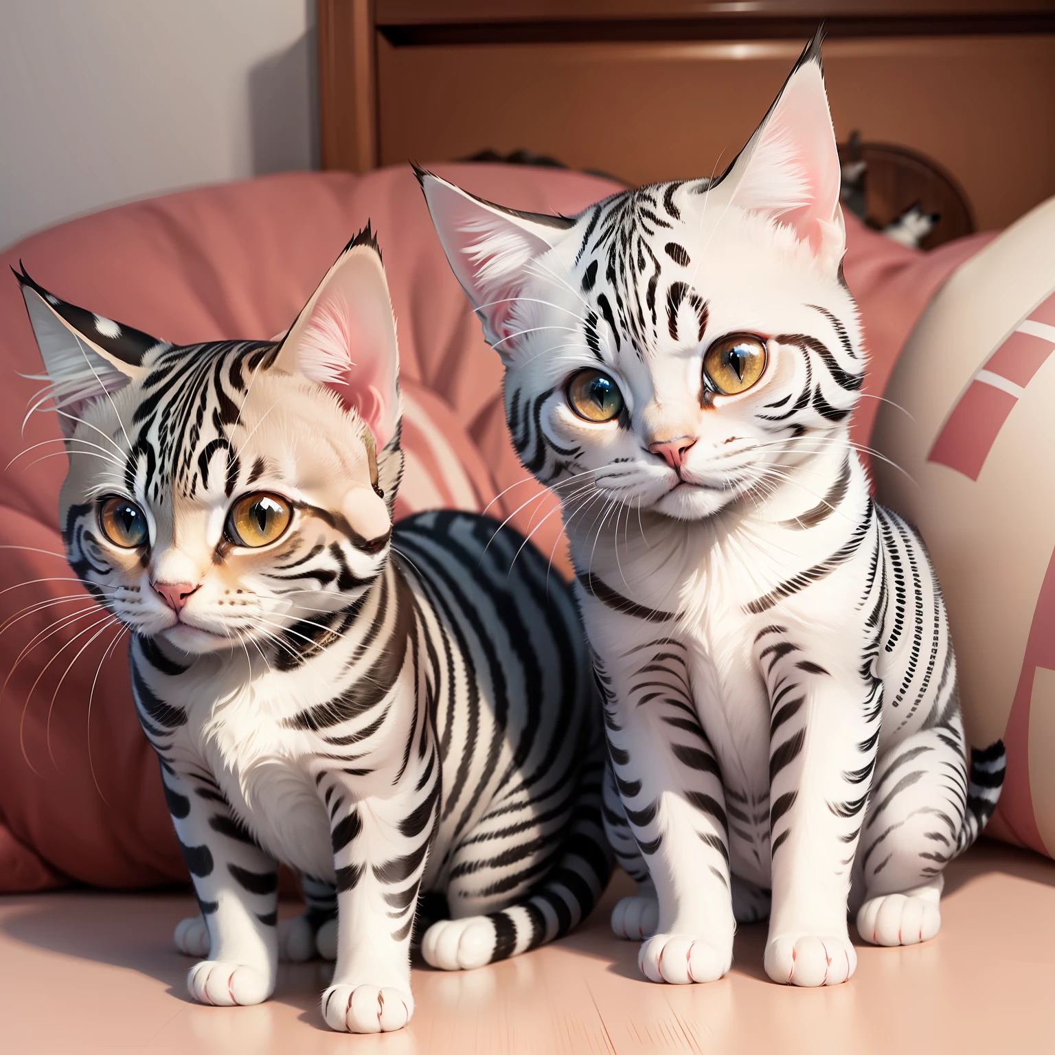 American Shorthair is coquettish and cute
