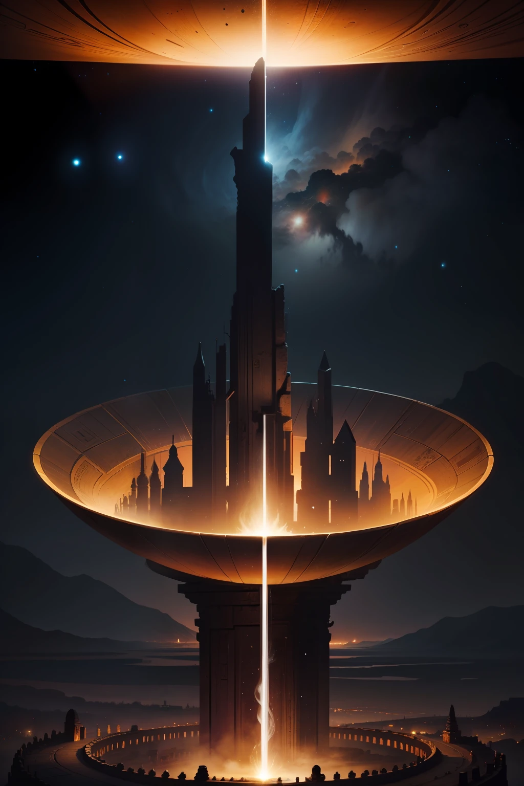 The vast universe,The ancient city is ancient and mysterious