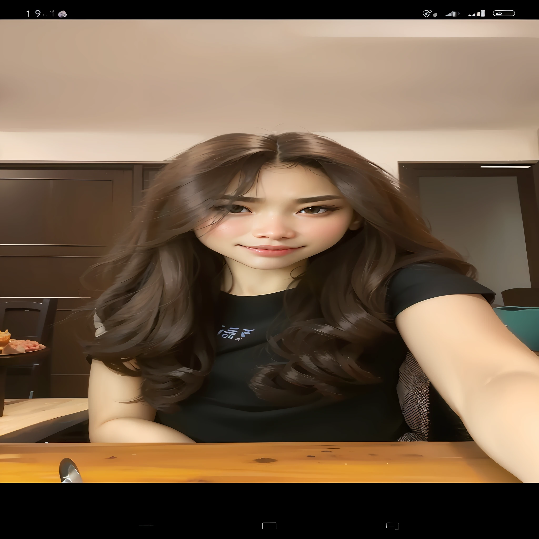 arafed woman sitting at a table with a glass of wine, ruan cute vtuber, tzuyu from twice, bae suzy, blackpink jennie, gemma chan beautiful girl, gemma chan, tiktok video, youtube video screenshot, jossi of blackpink, wan adorable korean face, pokimane, she has a cute face, cindy avelino, curtain bangs