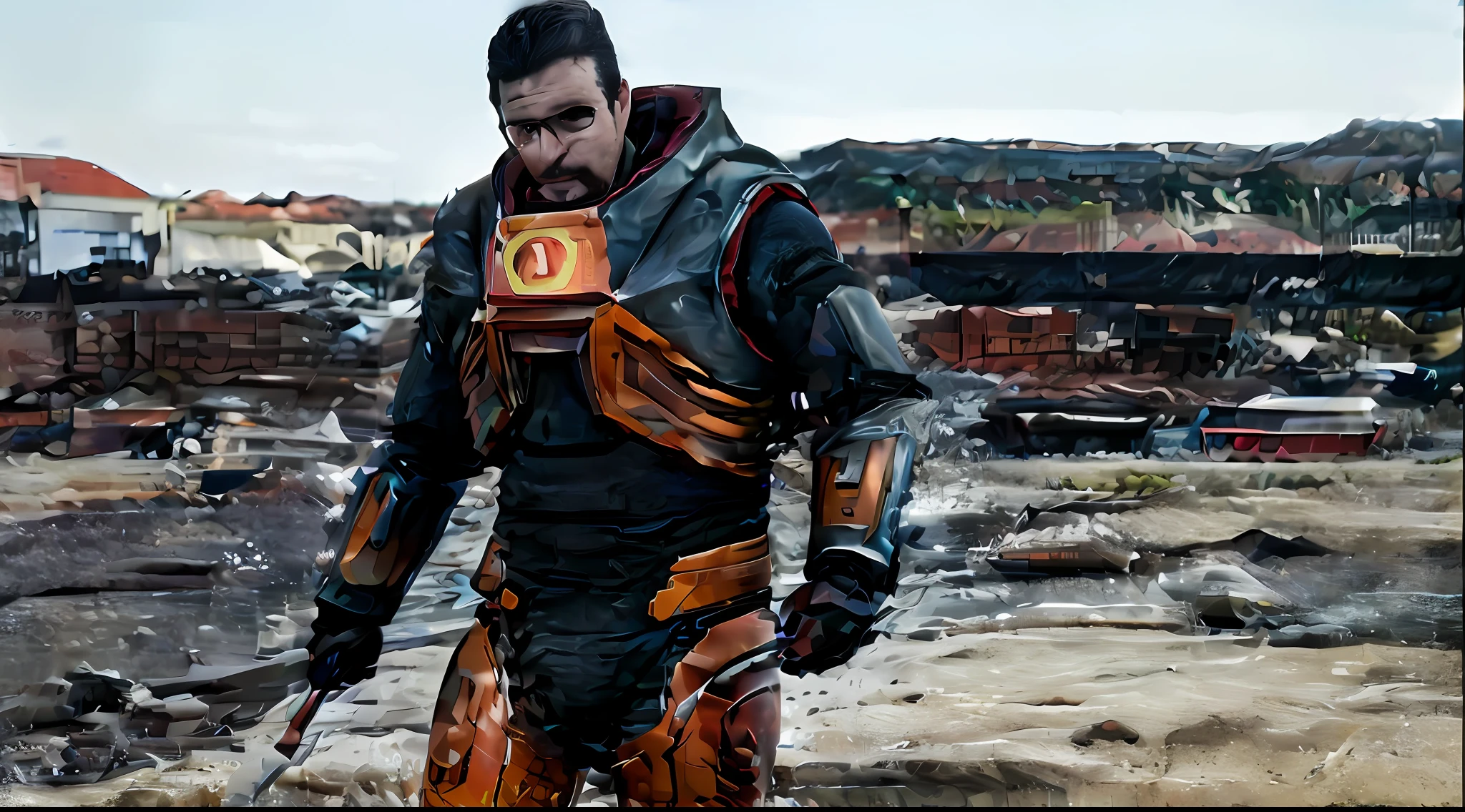 Um homem gordinho barbudo forte de corpo inteiro, forte, man rested in depth with the rest of his lip and well detailed, com uma longa barba, gordinho barbudo forte, usando Hevsuit Mk5, Standing, foto de corpo inteiro gordinho forte ,em um campo de grama;,   RTX,  gordinho barbudo forte,  de corpo inteiro profissionalmente colorido, fotografia profissional, master part, foto de corpo inteiro Ultra Detalhado, alta qualidade, melhor qualidade, 4k, 8k, ......RAW,   escombros, Post war, post-apocalypse, post-apocalypse,  matriz, Meia-vida,  precipitação3, Tema Verde,    RTX, profissionalmente colorido, fotografia profissional, master part, Ultra Detalhado, alta qualidade, melhor qualidade, 4k, 8k, ........RAW,   realista, Tarde, Armadura realista, materiais brilhantes, dramatic lighting,   intrincado, foco nítido, ray tracing, RTX, profissionalmente colorido, fotografia profissional, master part, Ultra Detalhado, alta qualidade, best quality, 4k, 8k, .........RAW,  ultra realistic, armadura de fibra de carbono, Armadura Shine, papel de parede, intrincado, foco nítido, ray tracing, RTX, profissionalmente colorido, fotografia profissional, master part, Ultra Detalhado, alta qualidade, best quality, 4k, 8k, .....intrincado ....RAW, foco nítido, ray tracing, RTX, profissionalmente colorido, fotografia profissional, master part, Ultra Detalhado, alta qualidade, best quality, 4k, 8k, ........RAW, tiro de corpo inteiro,  FullHD, tiro de corpo inteiro, Tema Matriz Verde, Tema Verde Meia Vida 2, Tema Verde Fallout 3, foto de corpo inteiro, Futiristic weapons , Powerarmor 3 Consequences, intrincado, foco nítido, ray tracing, RTX, profissionalmente colorido, fotografia profissional, master part, Ultra Detalhado, alta qualidade, best quality, 4k, 8k, ......RAW, corpo inteiro gor,  tiro de corpo inteiro, FullHD,  intrincado, foco nítido, ray tracing, RTX, profissionalmente colorido, fotografia profissional, master part, Ultra Detalhado, alta qualidade, best quality, 4k, 8k, .....RAW