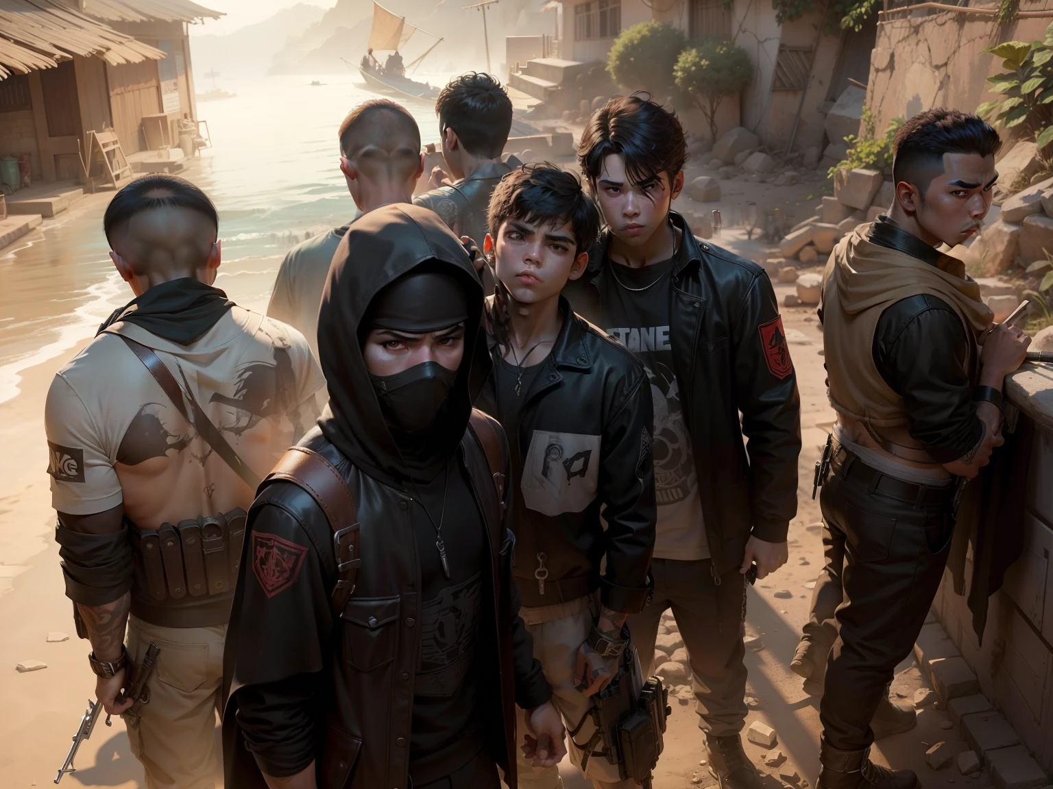 Change backgroun deadly gangs boy