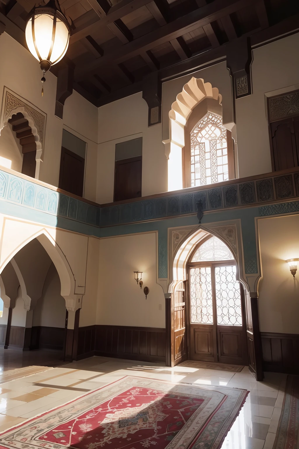 Great Legendary Moroccan castle interior