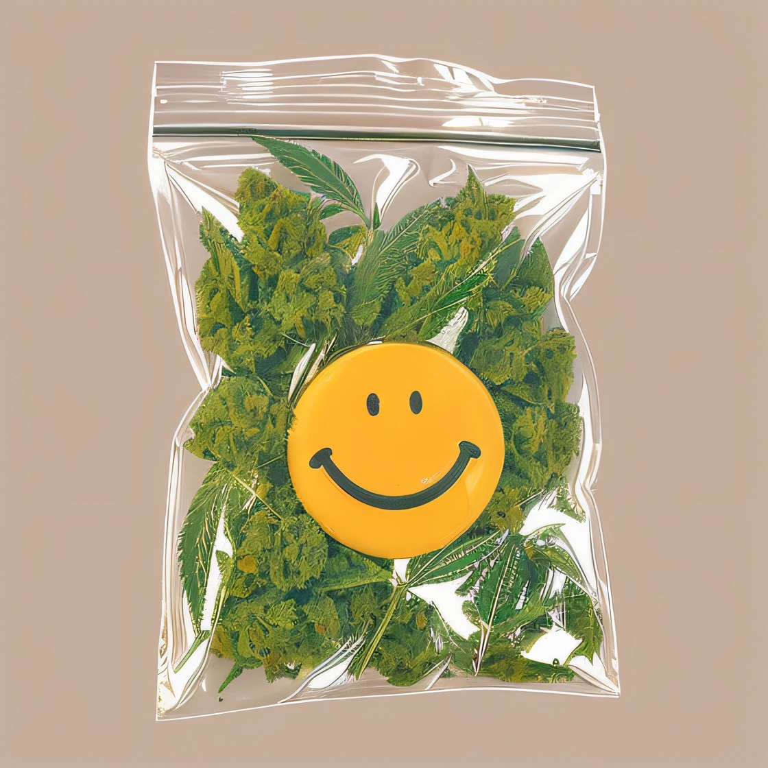 um close up de um saco de cannabis com um rosto sorridente, fundo da erva daninha, ganja, smug smirk, marca de cutie de ervas daninhas, quilos de ervas daninhas, Stoner, humor feliz trippy, erva daninha, smug smirk, # smokeweedeveryday, nug foto, sorridente feliz, making the best smug smile, sorriso feliz, cara feliz, smiley, sorriso feliz