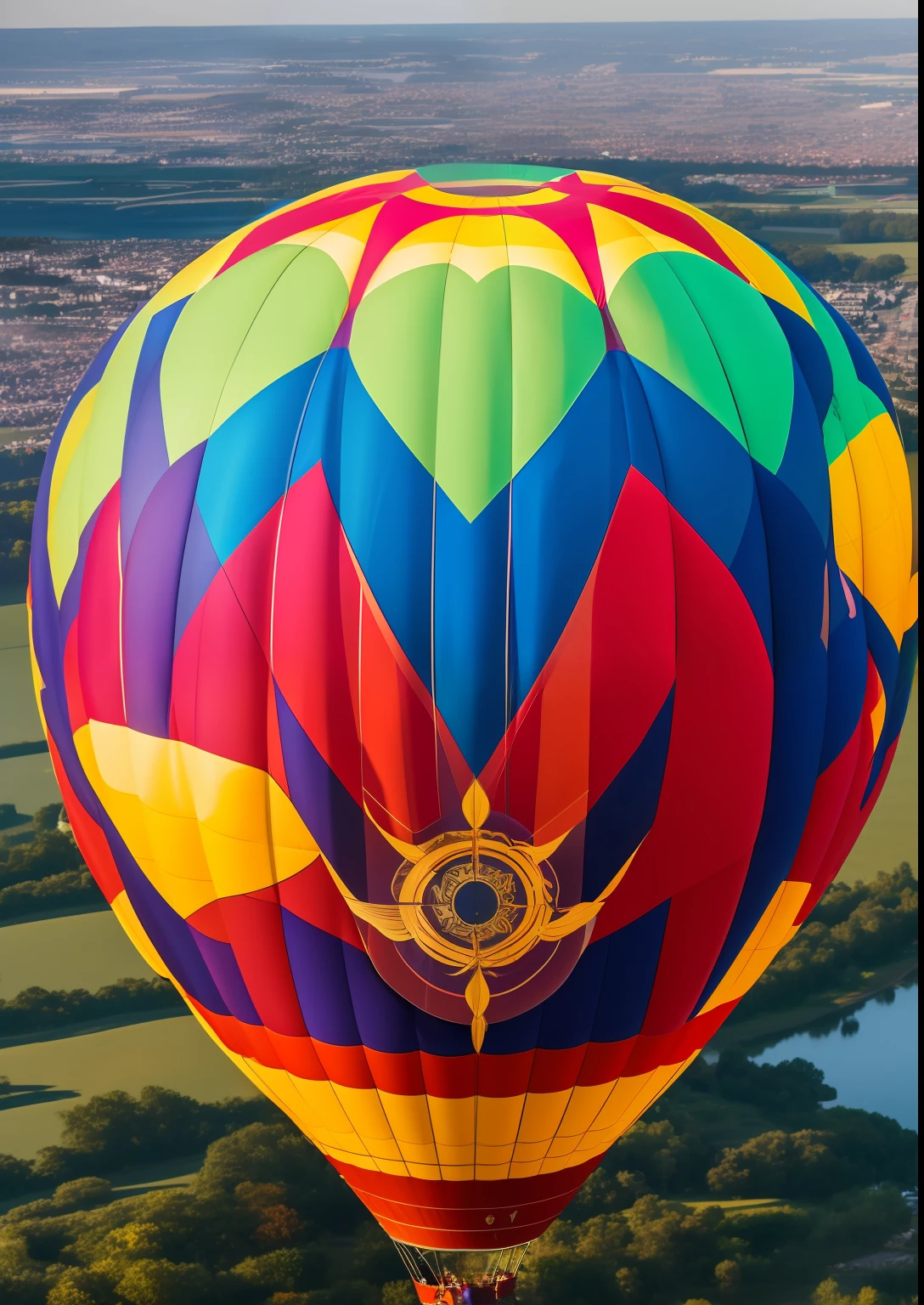 Doctor strange design in a hot balloon,up in the sky