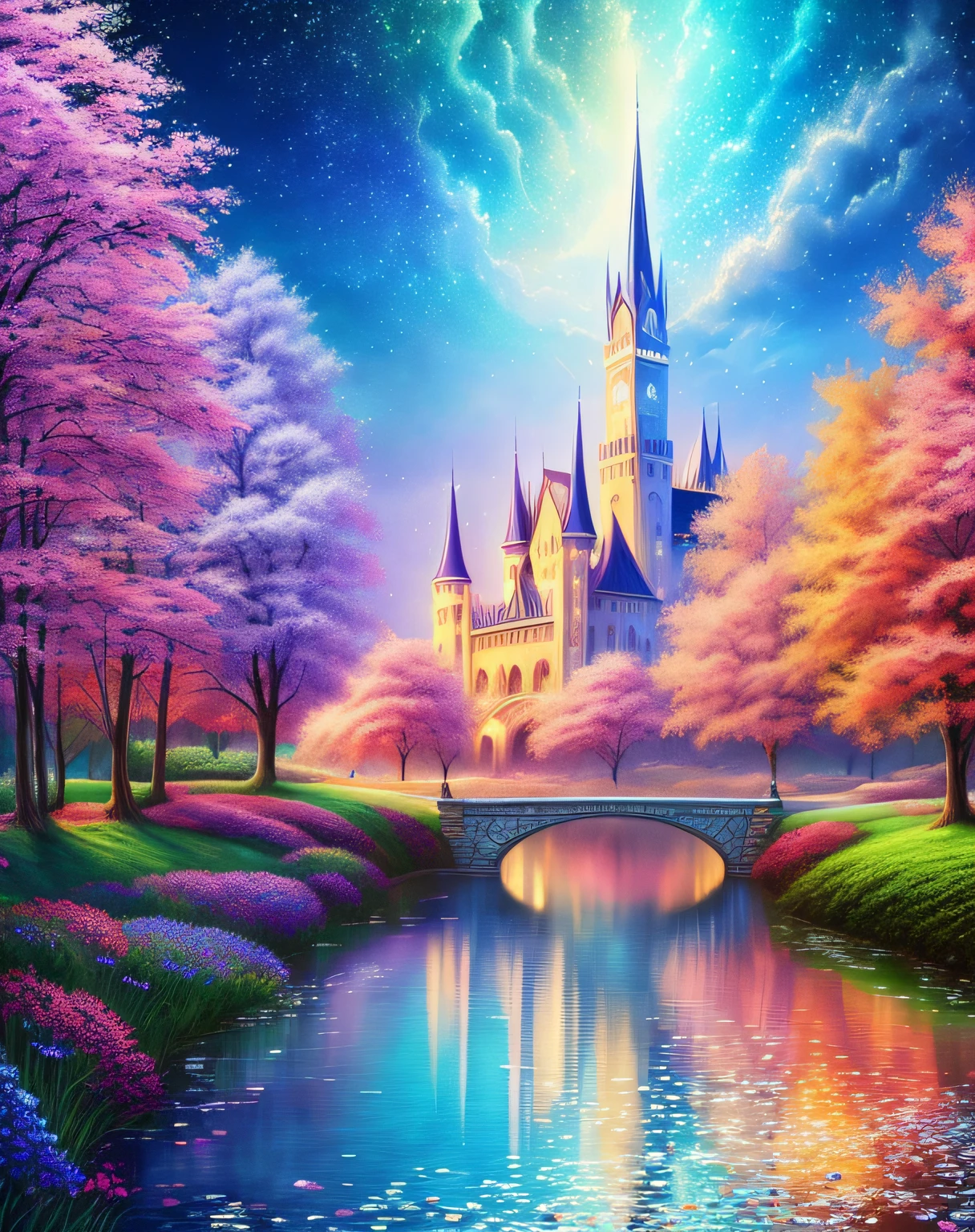 (masterpiece, best quality, beautiful digital art:1-4), dream in color, magical, ultra detailed, insanely intricate, wallpaper, 8k