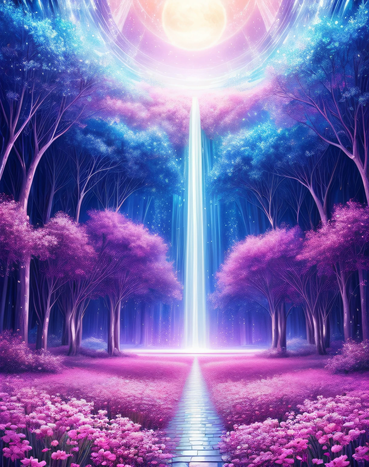 (masterpiece, best quality, glossy, beautiful digital art:1-4), (no humans:1.3), dream in color, magical, (super glossy:1.3), ultra detailed, insanely intricate, wallpaper, 8k