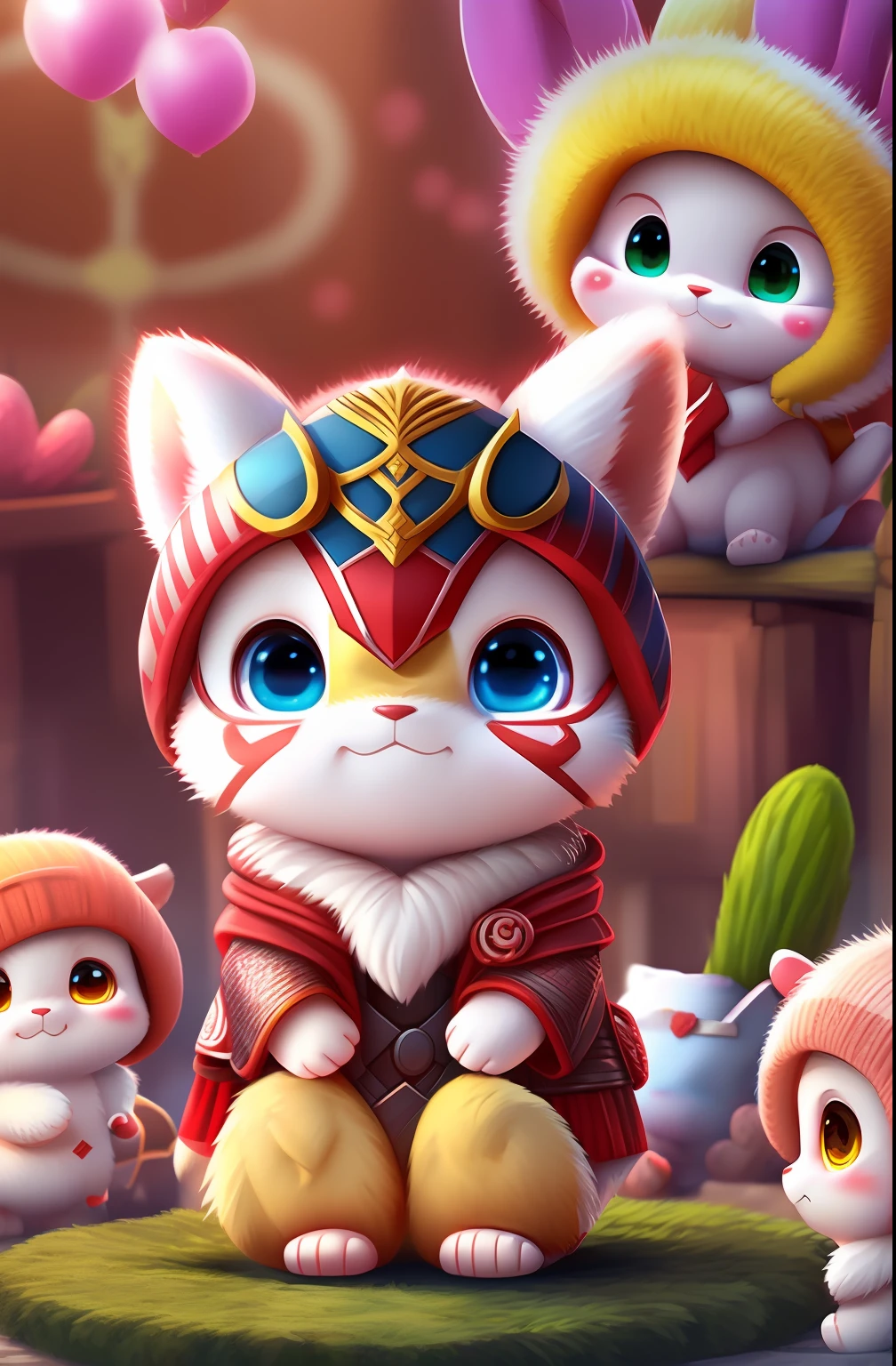Thor, with eight uprising cultural characteristics, distinctive characteristics, rich connotation Jiangxi city IP has unique creativity and design, in line with the characteristics of the times Cute image, great affinity and communication Cute little Thor Furry, anime, contemporary art, UHD