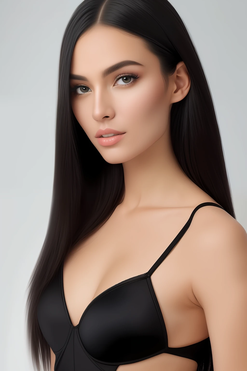 masterpiece、foco nítido、Photorealsitic、A hyper-realistic、Female supermodel(Alidugarte:1)a portrait photo of、(Sharp focus background)、8K、 Ulutra HD、4K、(ultra hi-res photo)、top-quality、top-quality、A sexy、goth、acrobatic pose、razor