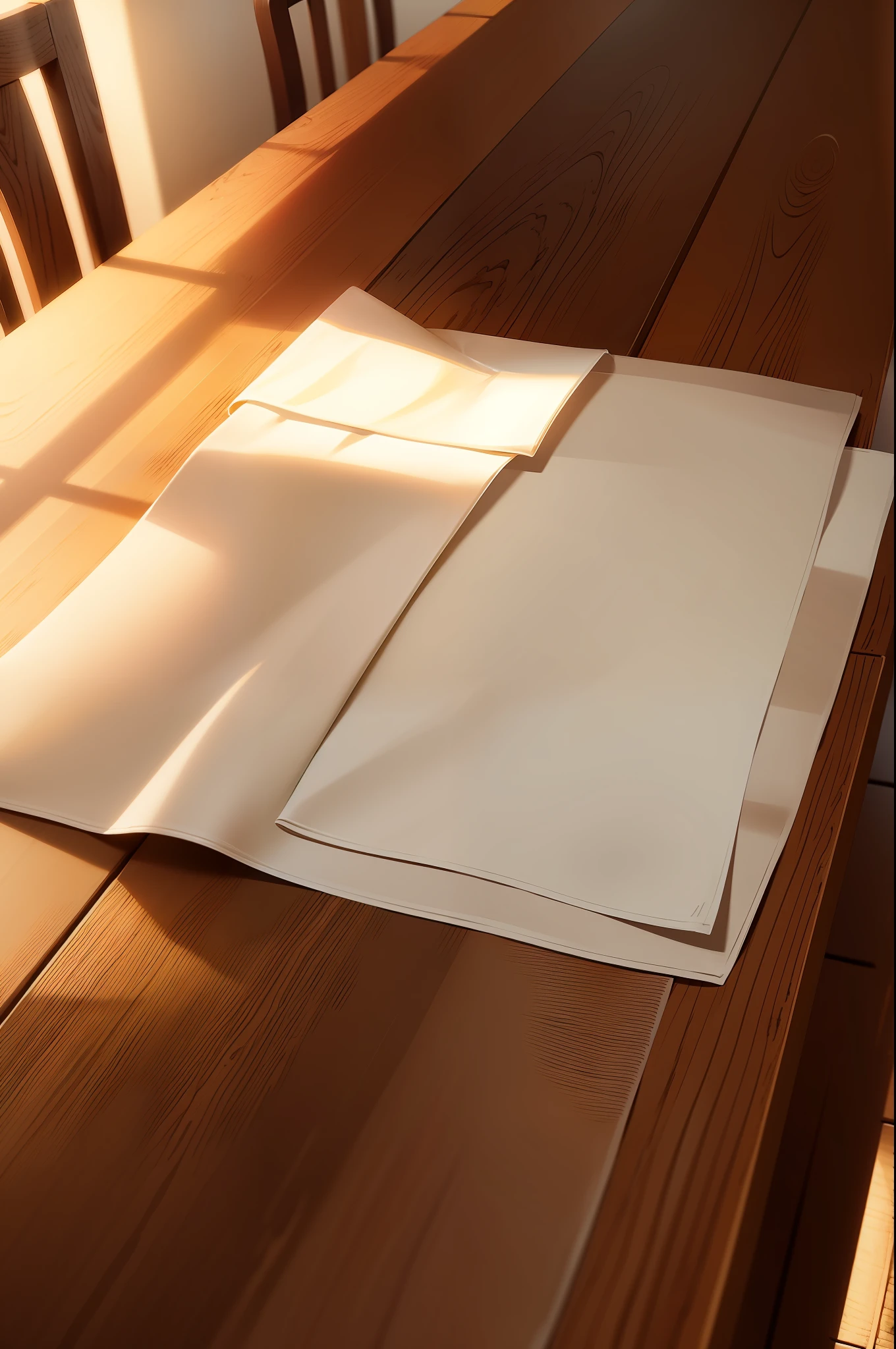 Wipe the table with a rag