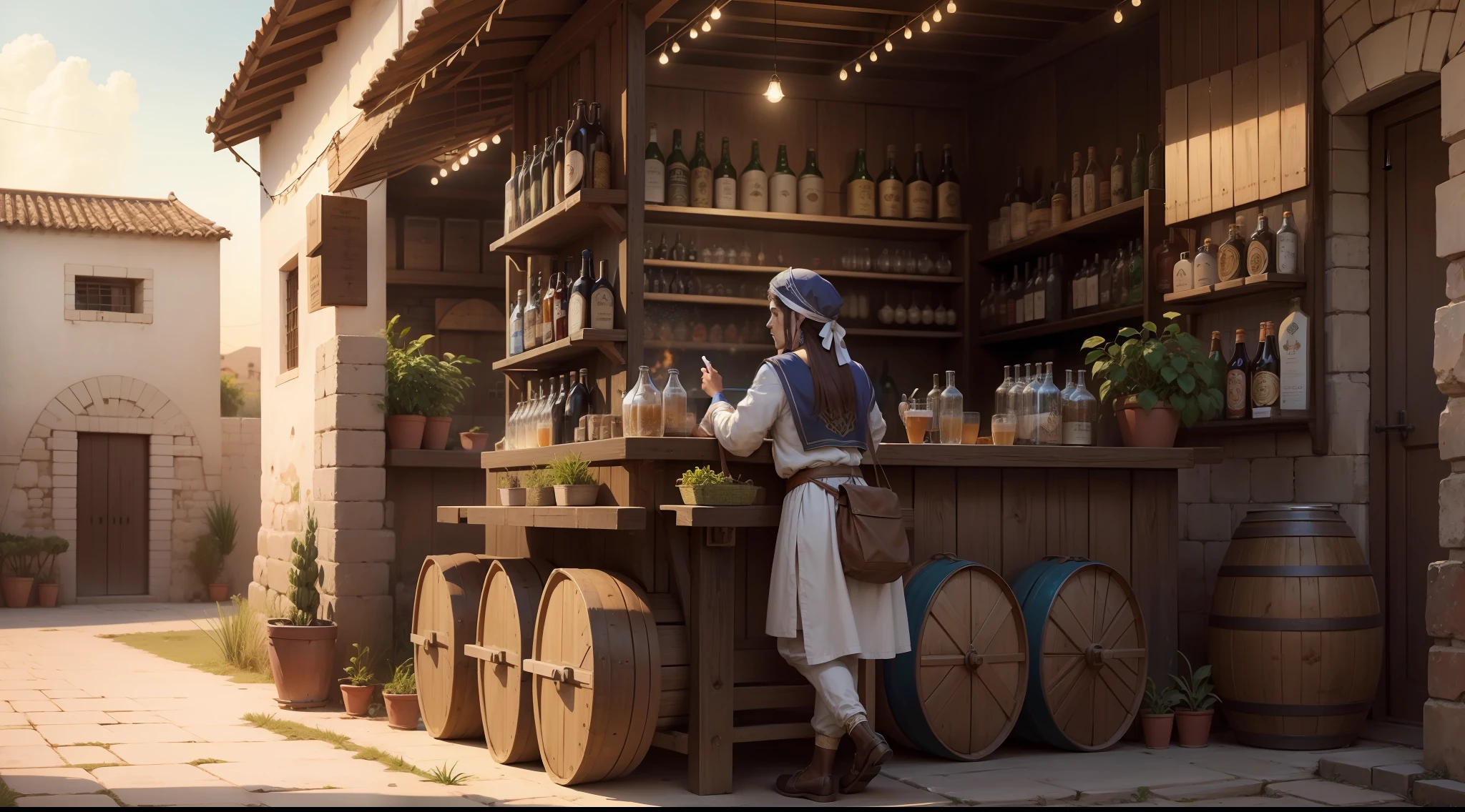 story, cerveja, Mesopotamia, barril
