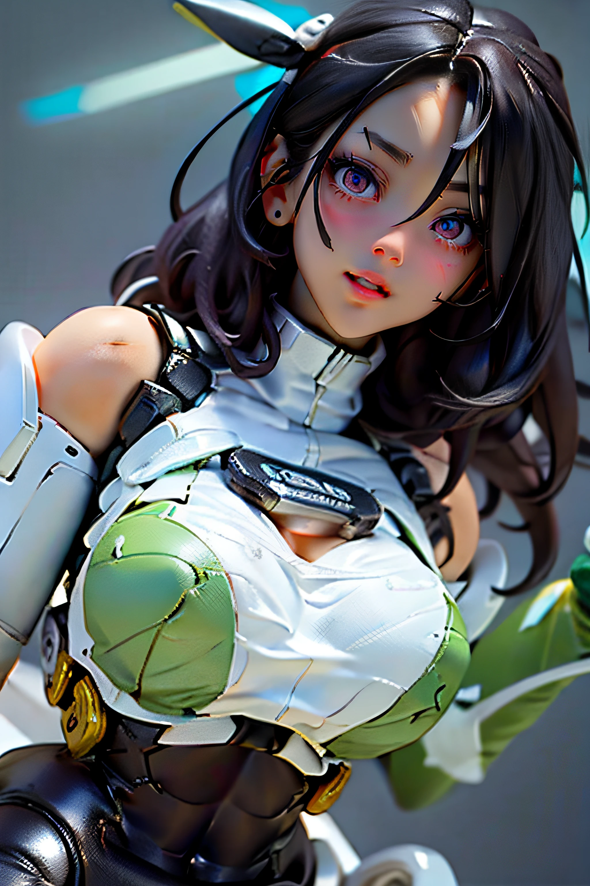 详细的脸, Detailed eyes 、Look at the audience