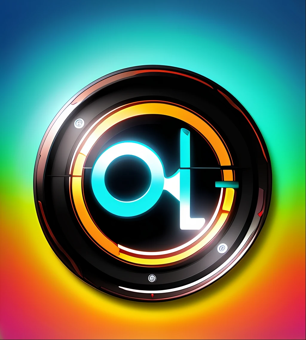 Imagem de um sinal circular com um logotipo azul e preto , Logotipo 3D, logotipo redondo, c4d, C 4 D, Estilo C 4D, Cinema 4D, Cinema 4D, cinema4d, Cinema 4D, logotipo arredondado, 2 d logo, arte do logotipo, Cinema-4D, maxon Cinema 4D fundo com livros e cadernos realista, 8k