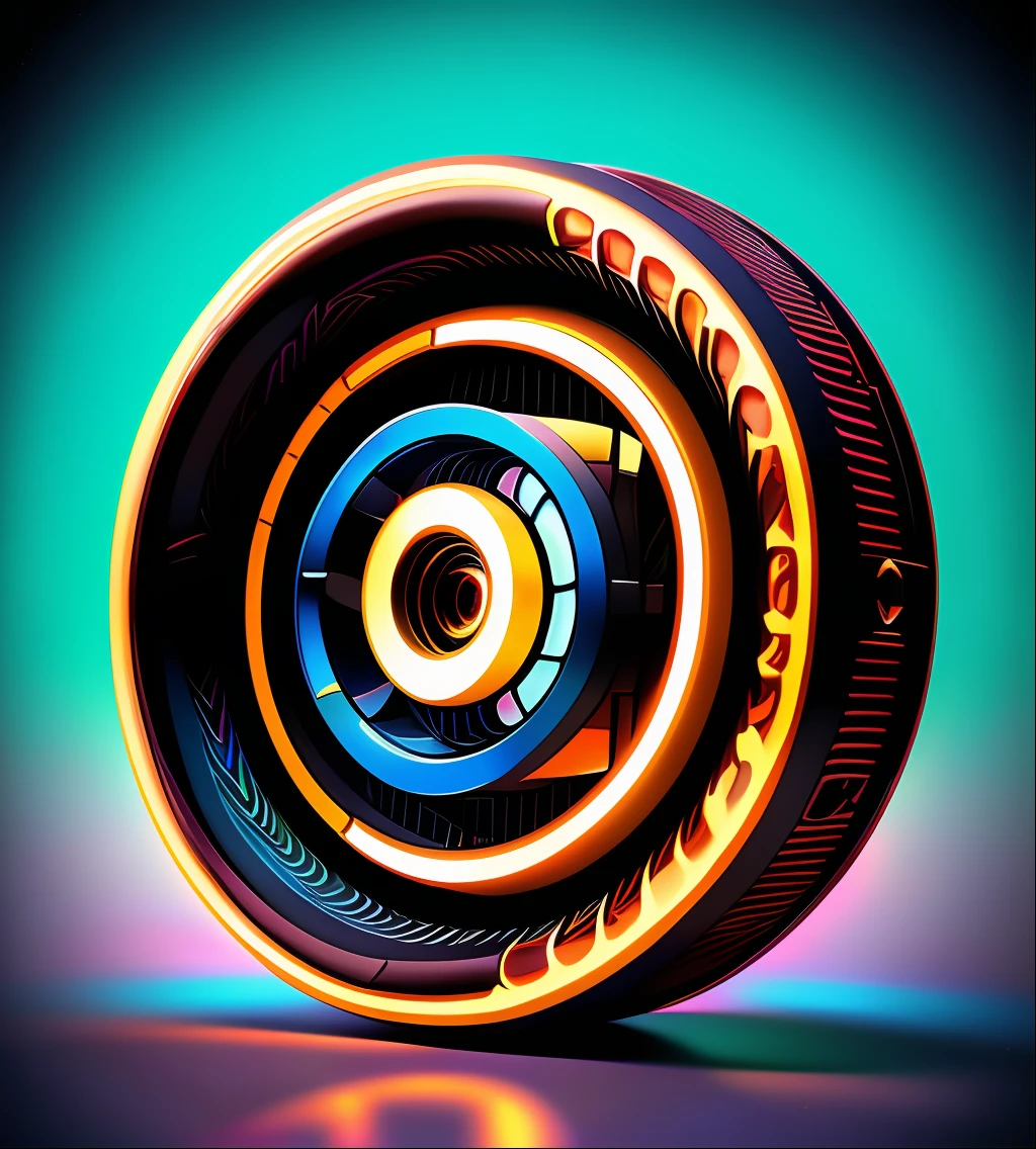 Imagem de um sinal circular com um logotipo azul e preto , Logotipo 3D, logotipo redondo, c4d, C 4 D, Estilo C 4D, Cinema 4D, Cinema 4D, cinema4d, Cinema 4D, logotipo arredondado, 2 d logo, arte do logotipo, Cinema-4D, maxon Cinema 4D fundo com livros e cadernos realista, 8k
