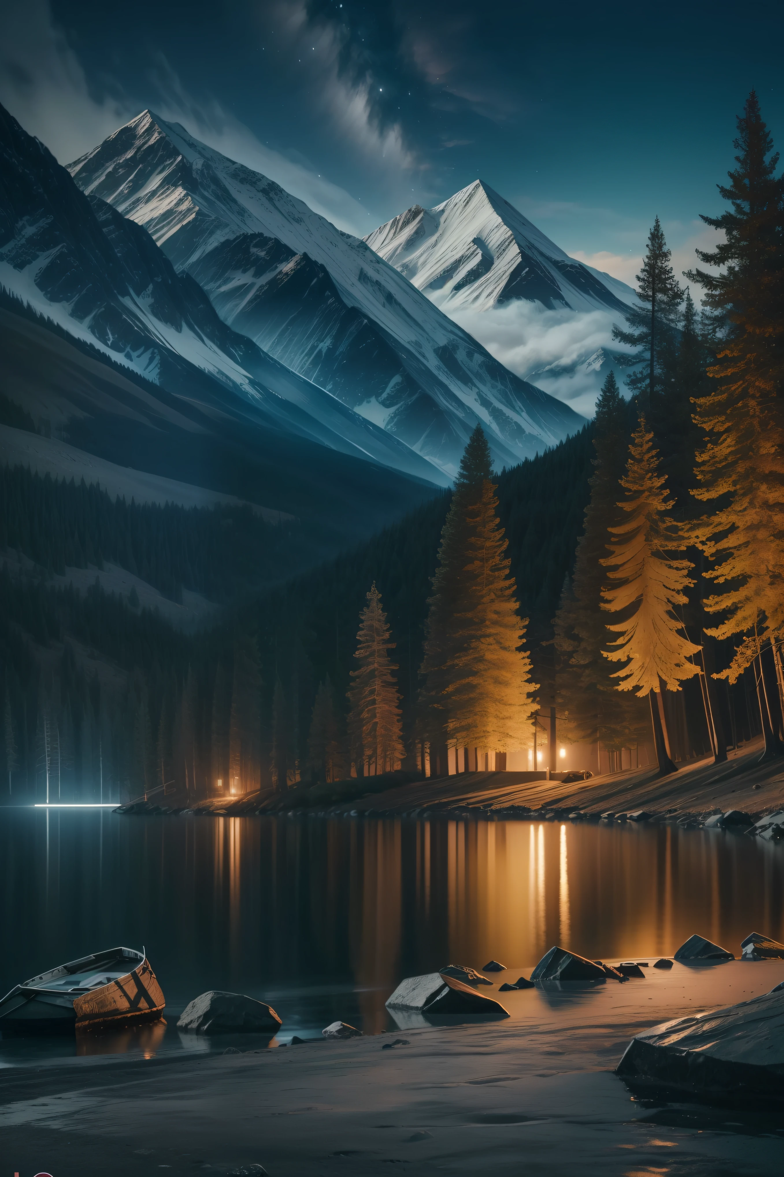 (Silence at night and everything is calm the muscle sleeps ambition rests), pintura digital ultra realista , muy detallada ,texturas, efectos 3D, Ultra HD, Obra de arte impresionantes de 8K , Film lighting
Esperando para empezar