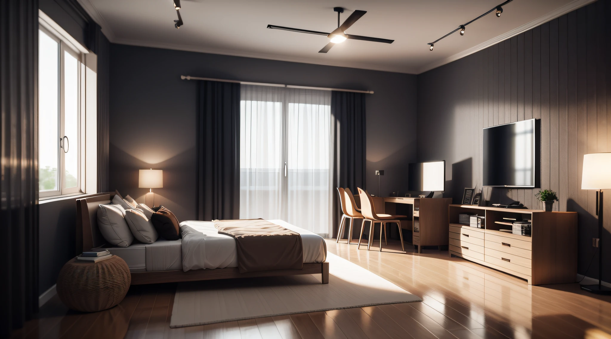 Banheiro luxo e moderno em 1990,Octane Render 3D,Full HD,4K