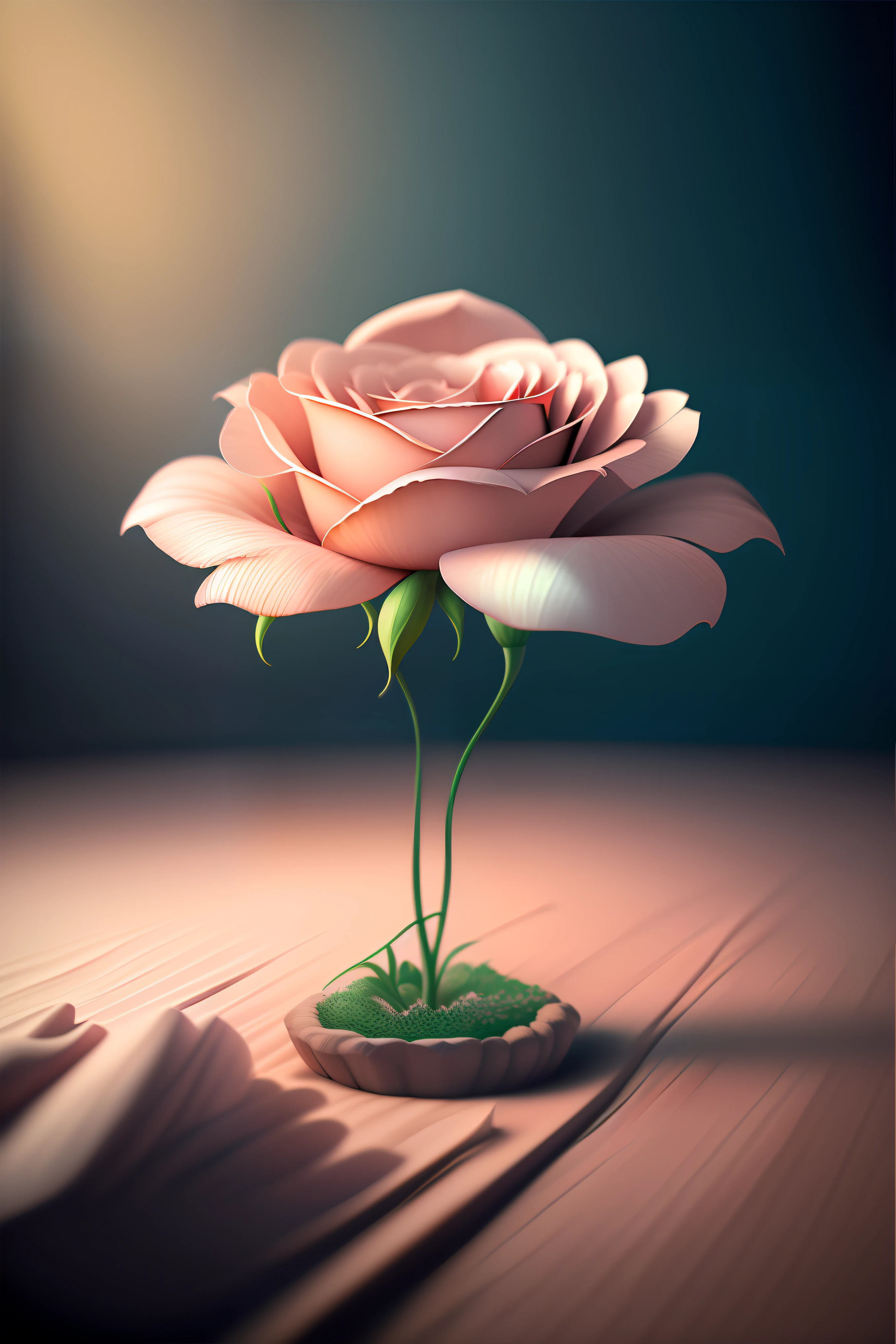 (cultivo una rosa blanca en julio como en enero para el amigo sincero que me da su mano franca)pintura digital ultra realista , muy detallada ,texturas, efectos 3D, Ultra HD, Obra de arte impresionantes de 8K , Film lighting