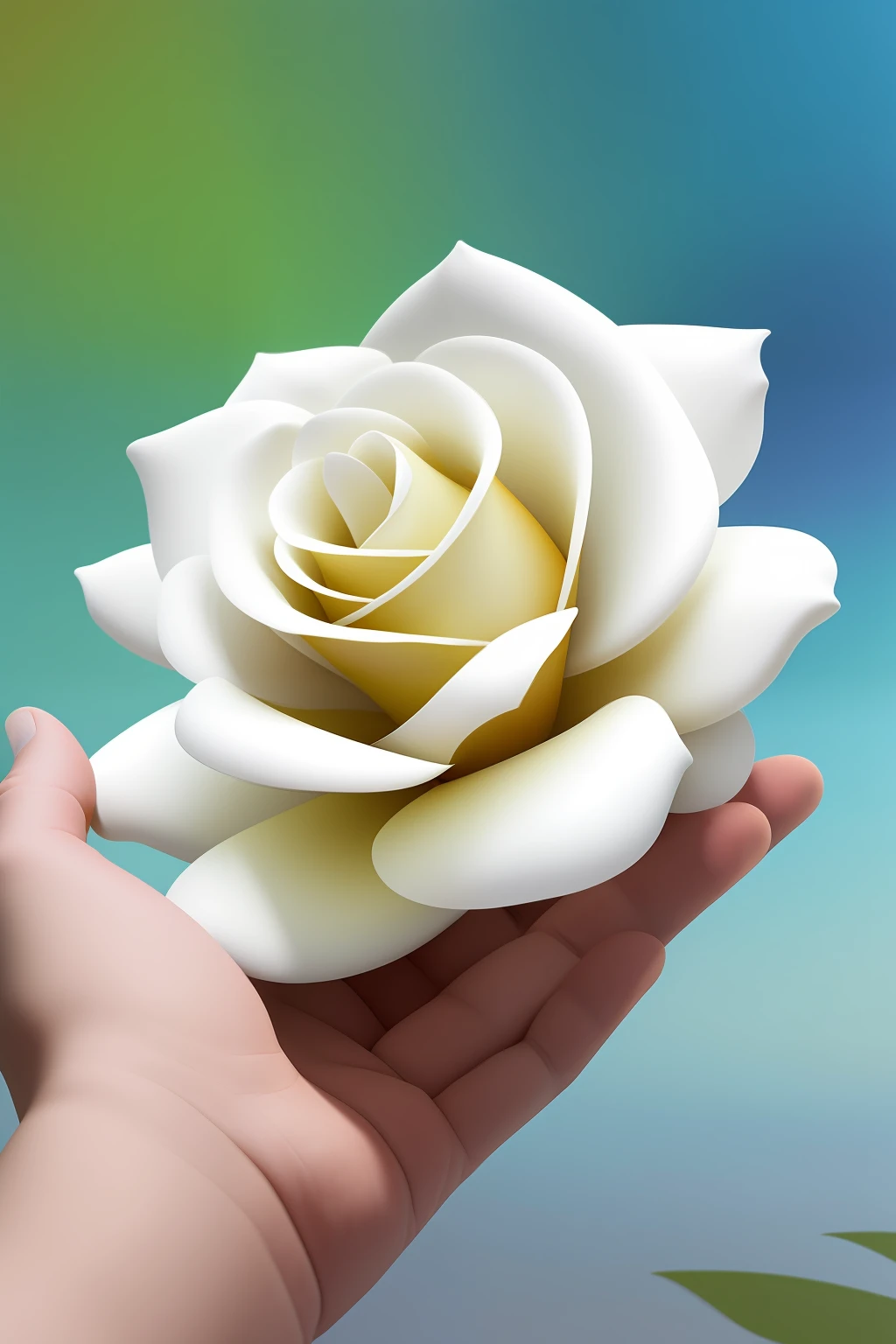 cultivo una rosa blanca en julio como en enero para el amigo sincero que me da su mano franca)pintura digital ultra realista , muy detallada ,texturas, efectos 3D, Ultra HD, Obra de arte impresionantes de 8K , Film lighting