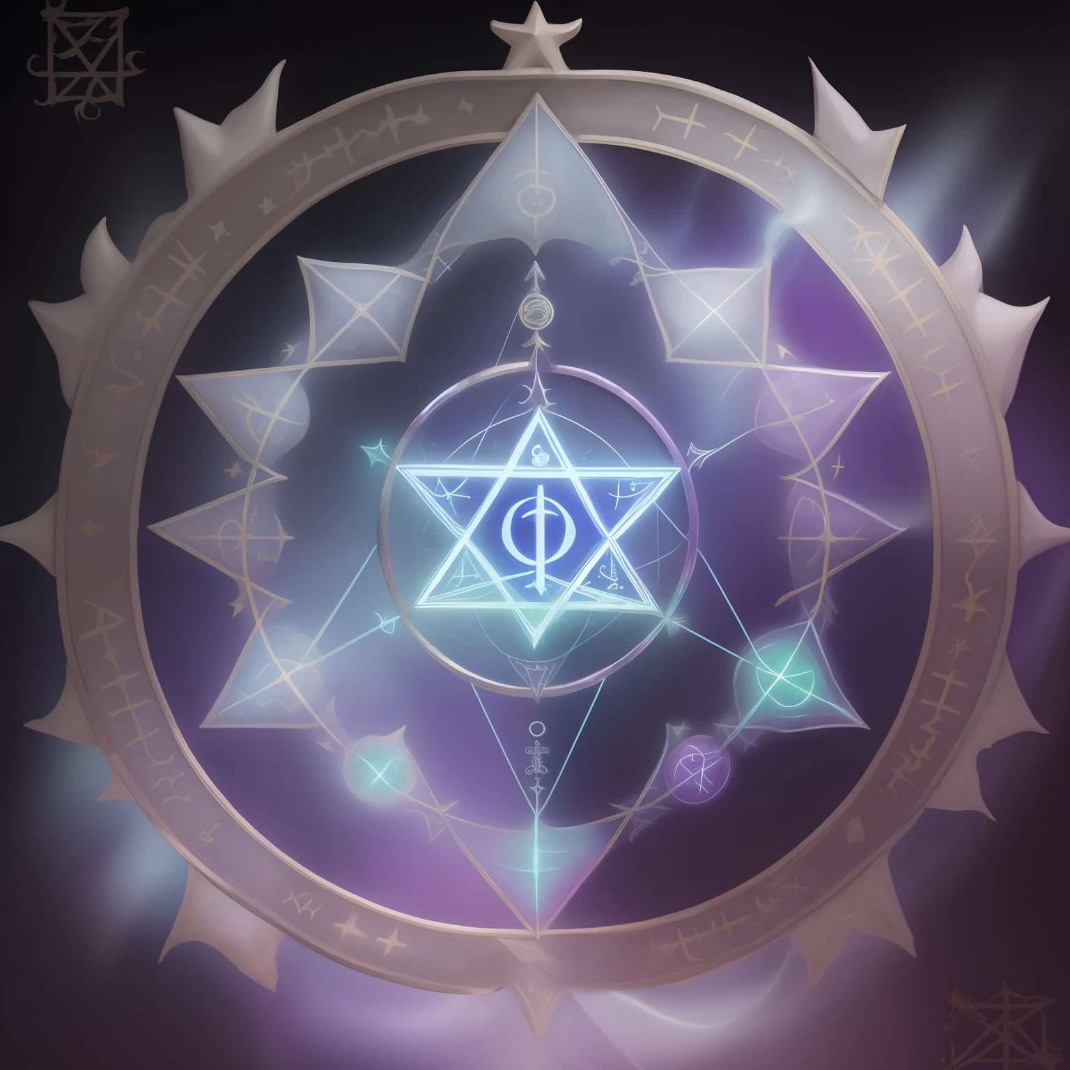 Astral magical sigil Piedra Maranini kabbalah symbol pantacle coat of arms