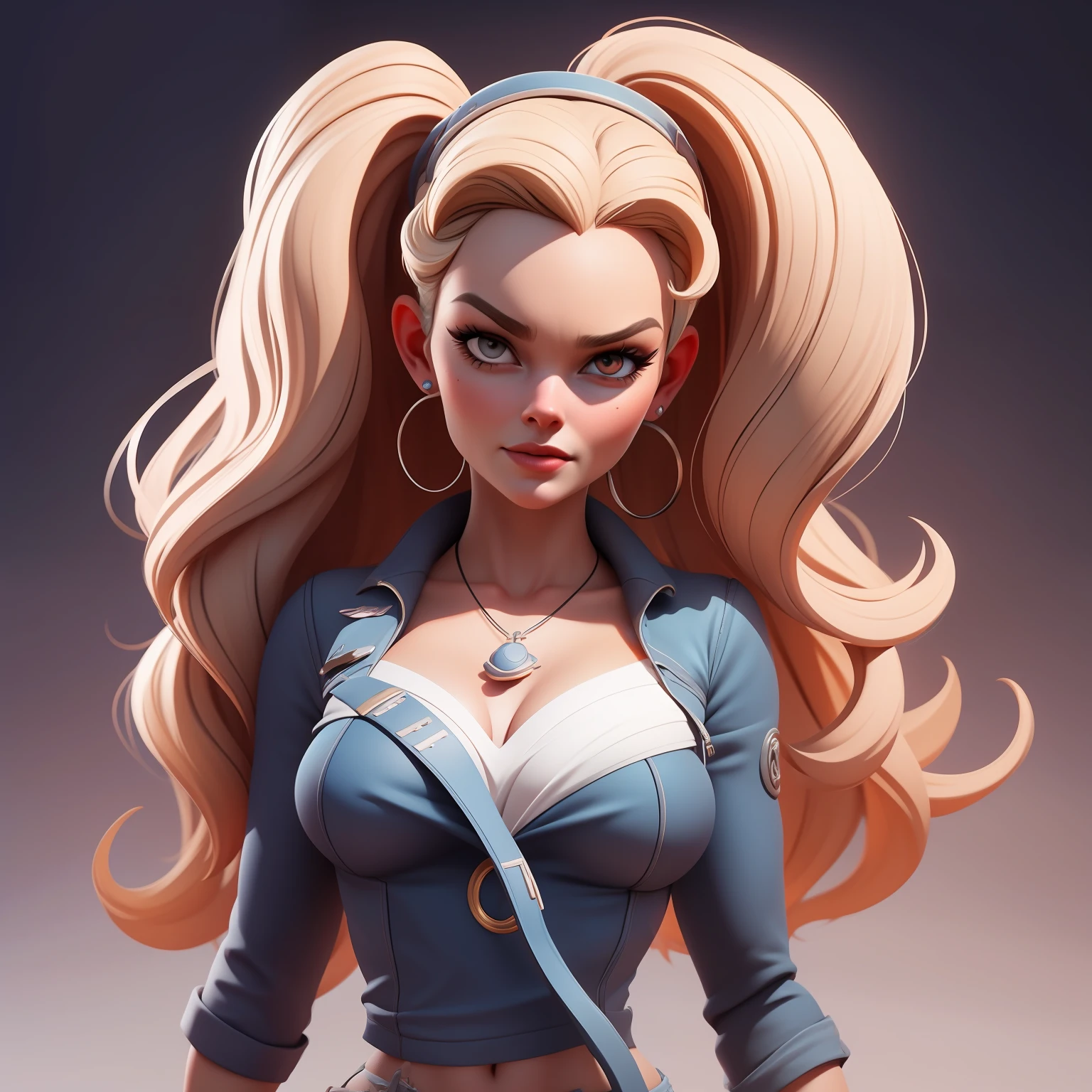 Rostro de las celebridades de Margot Robbie ,a Unreal Engine ,rendering 3D animation