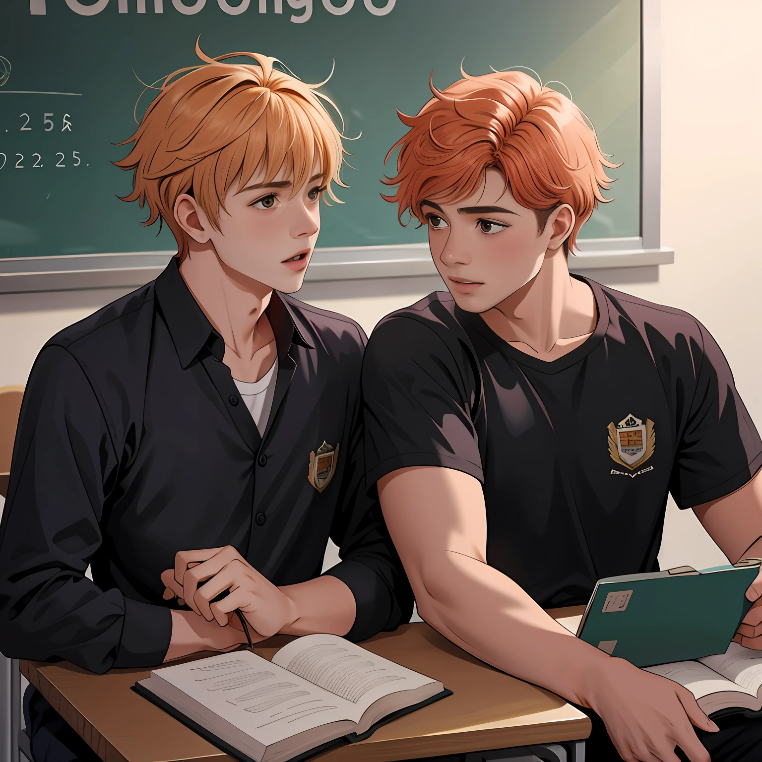 pelea vatalla entre los alumnos en clase se golpean y gritan