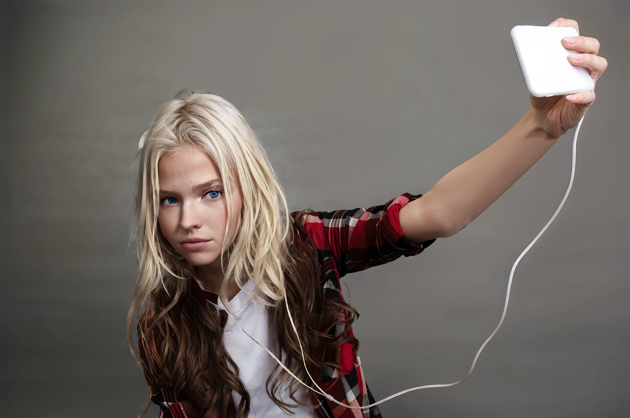 RAW-Foto, Teenager, blonde lange haare, runny, 14 Jahre alt, Kizi, Beautiful face, 8K UHD, High quality, hight resolution, Detail,